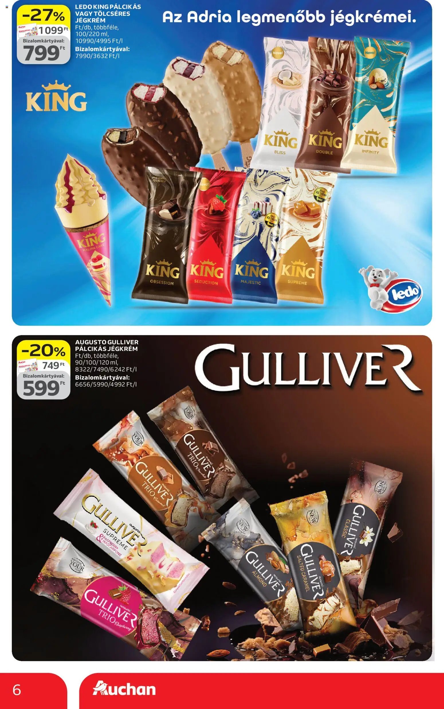 Auchan újság 2026.04.23. Auchan Jégkrém ajánlataink (2026-04-23 - 2026-05-20)