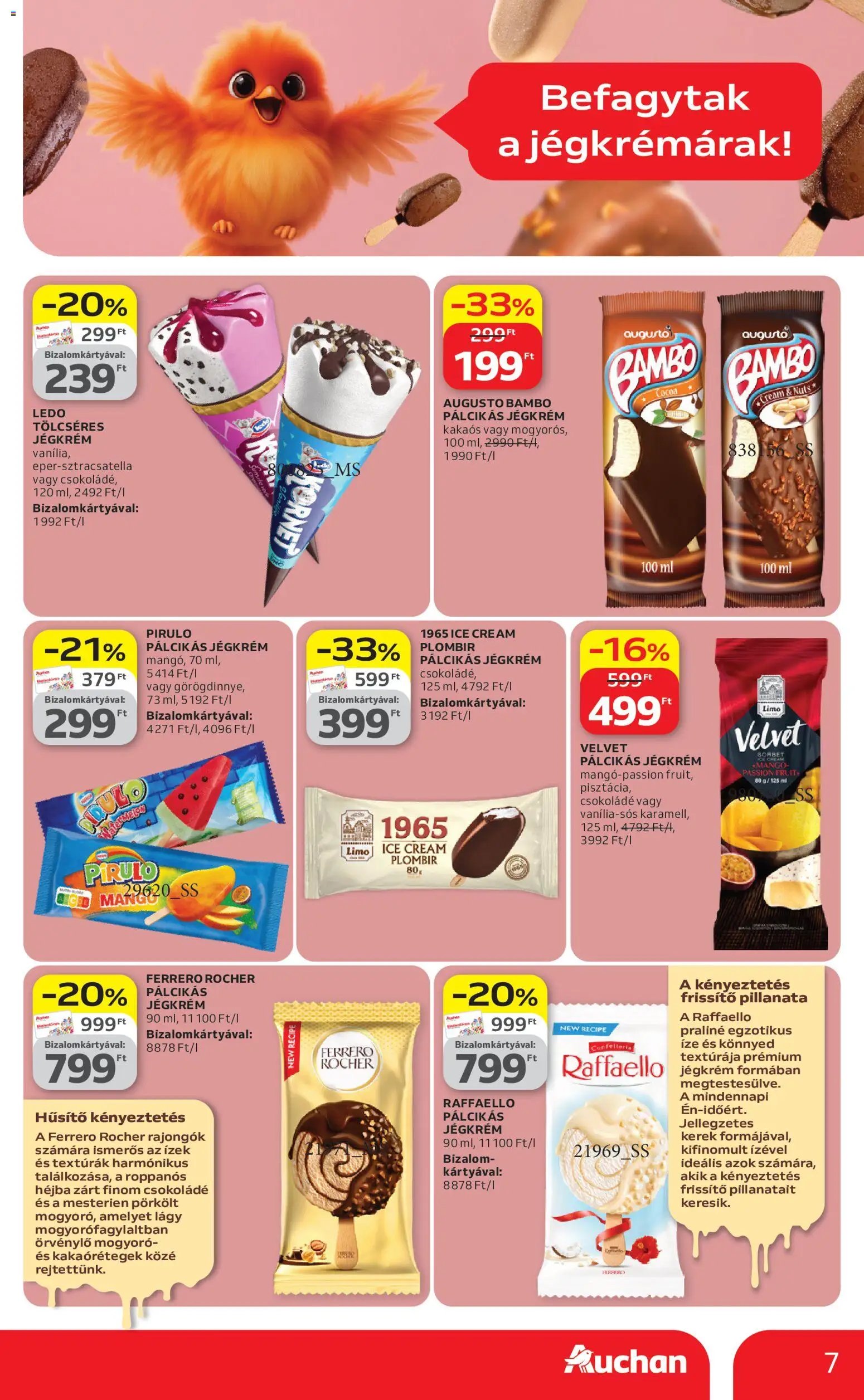 Auchan újság 2026.04.23. Auchan Jégkrém ajánlataink (2026-04-23 - 2026-05-20)