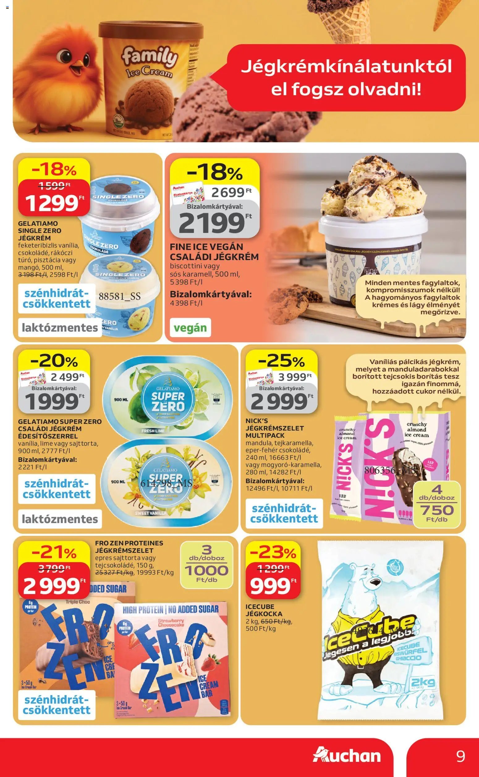Auchan újság 2026.04.23. Auchan Jégkrém ajánlataink (2026-04-23 - 2026-05-20)