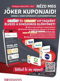 Rossmann újság 2026.07.06. Rossmann Szórólap