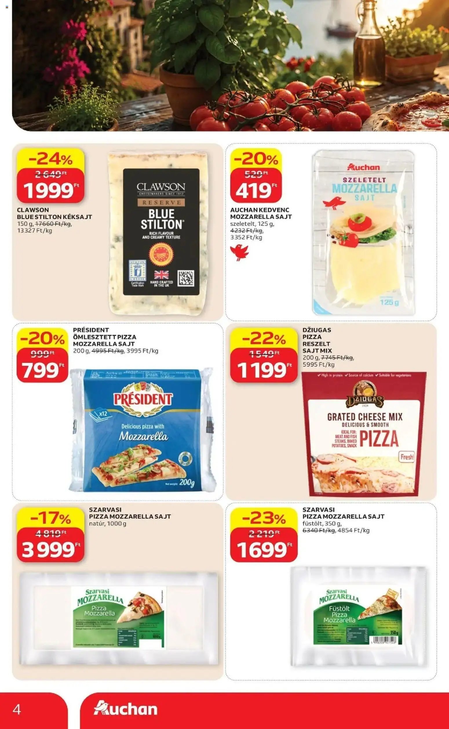 Auchan újság 2026.07.09. Auchan A nagy pizza-párbaj Debrecen