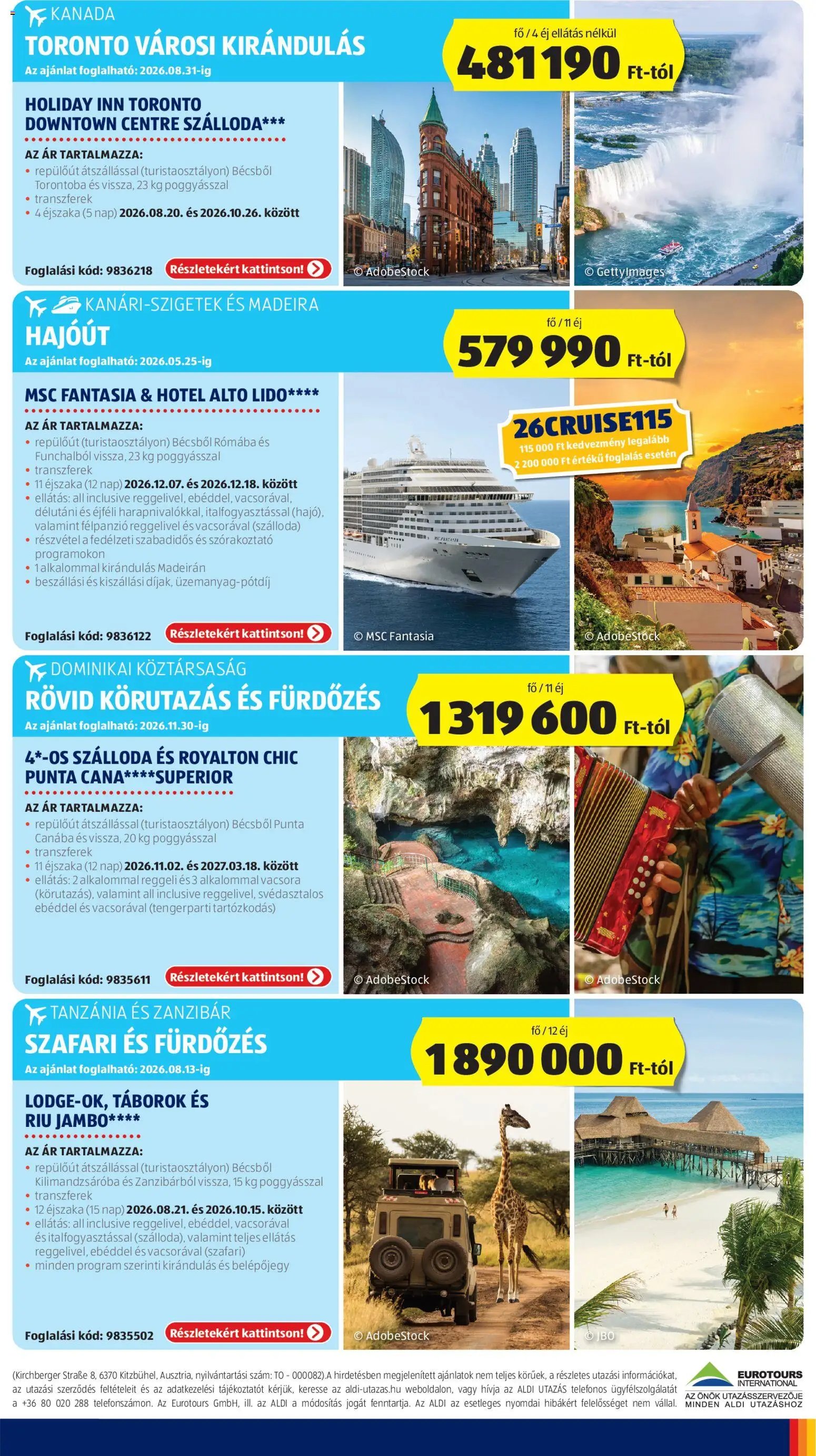 Aldi újság 2026.04.16. Aldi Utazás katalógus (2026-04-16 - 2026-04-22)