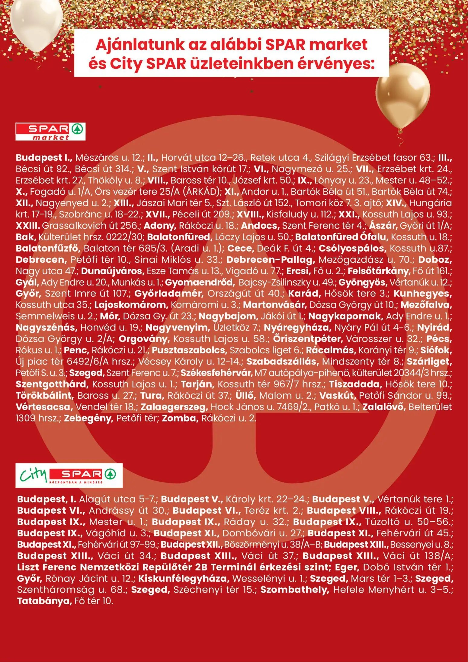 Spar újság 2026.02.05. City Spar szórólap (2026-02-05 - 2026-02-11)