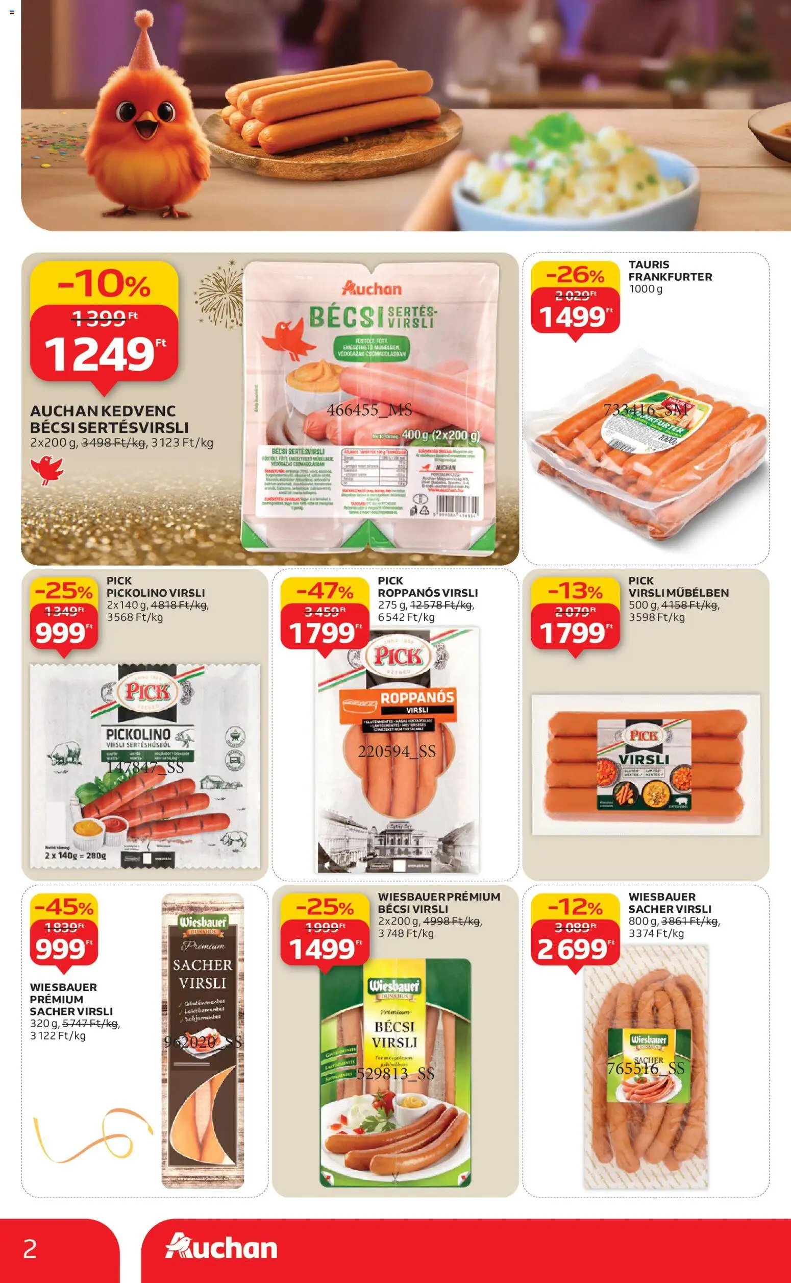 Auchan újság 2025.12.27. Szupermarket akciós újság (2025-12-27 - 2025-12-31)