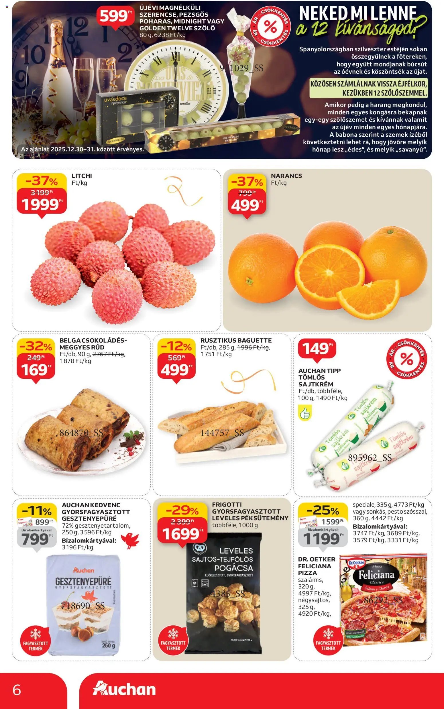 Auchan újság 2025.12.27. Szupermarket akciós újság (2025-12-27 - 2025-12-31)