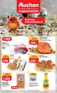 Auchan újság 2025.12.27. Szupermarket akciós újság (2025-12-27 - 2025-12-31)