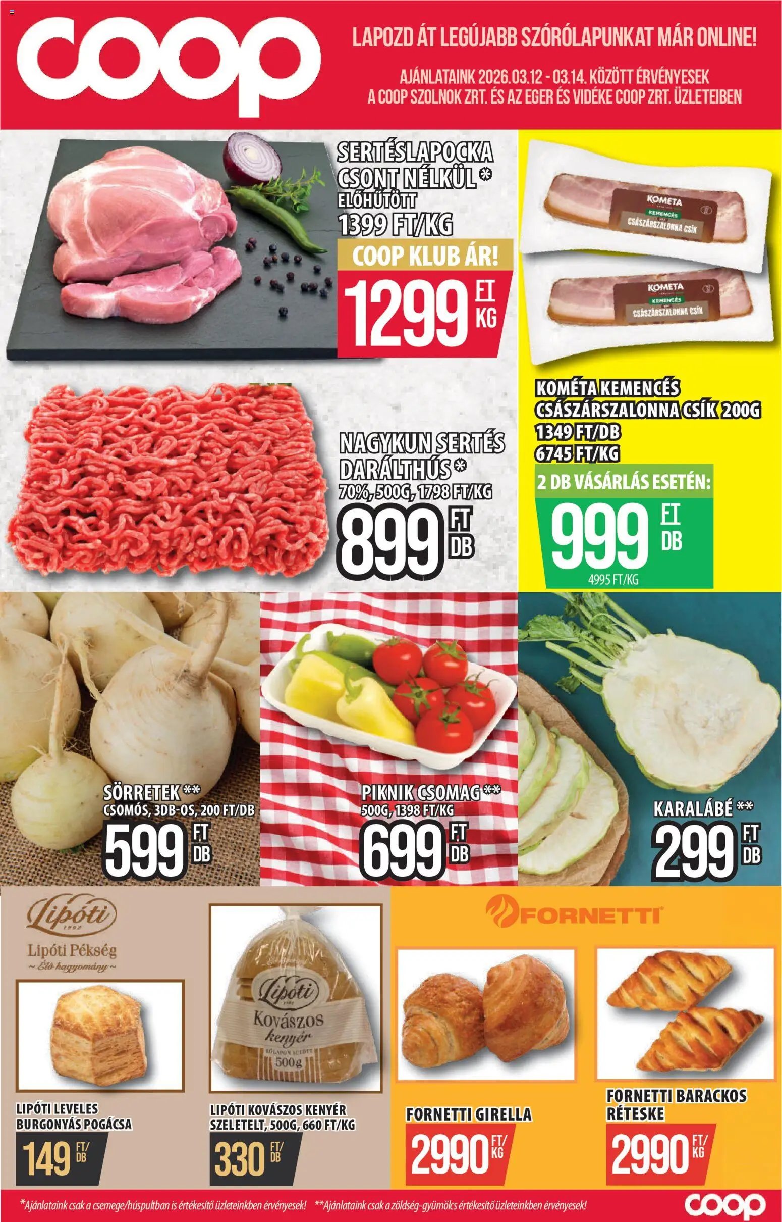 COOP újság 2026.03.12. COOP Szolnok (2026-03-12 - 2026-03-14)