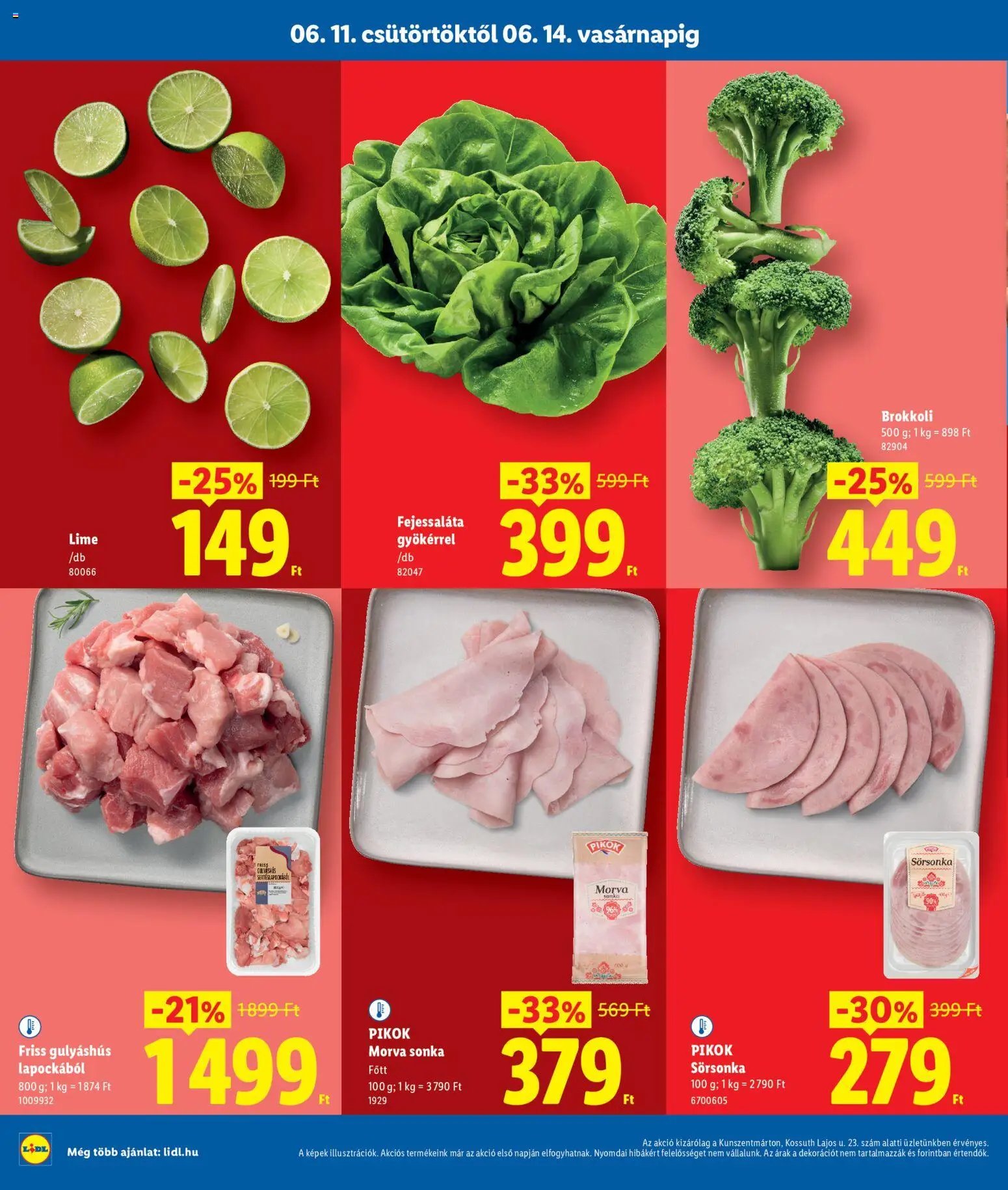 Lidl újság 2026.06.11. Lidl Kunszentmárton