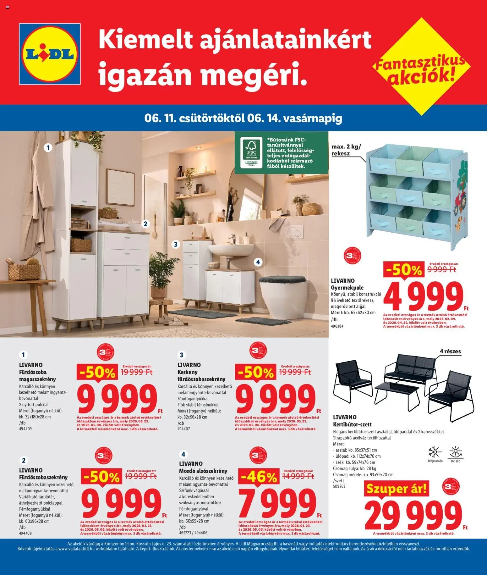 Lidl újság 2026.06.11. Lidl Kunszentmárton