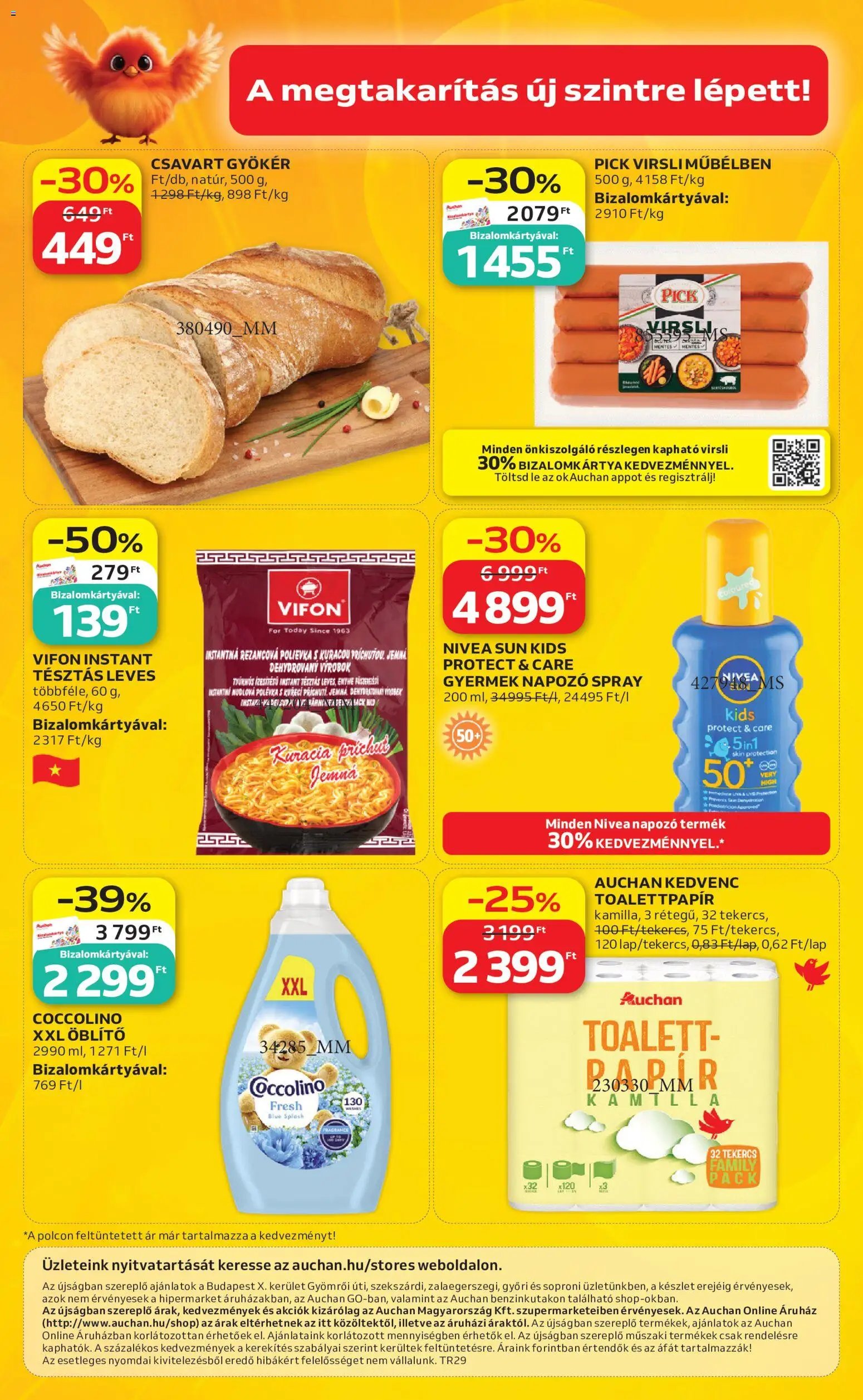 Auchan újság 2026.07.16. Auchan Szupermarket akciós újság