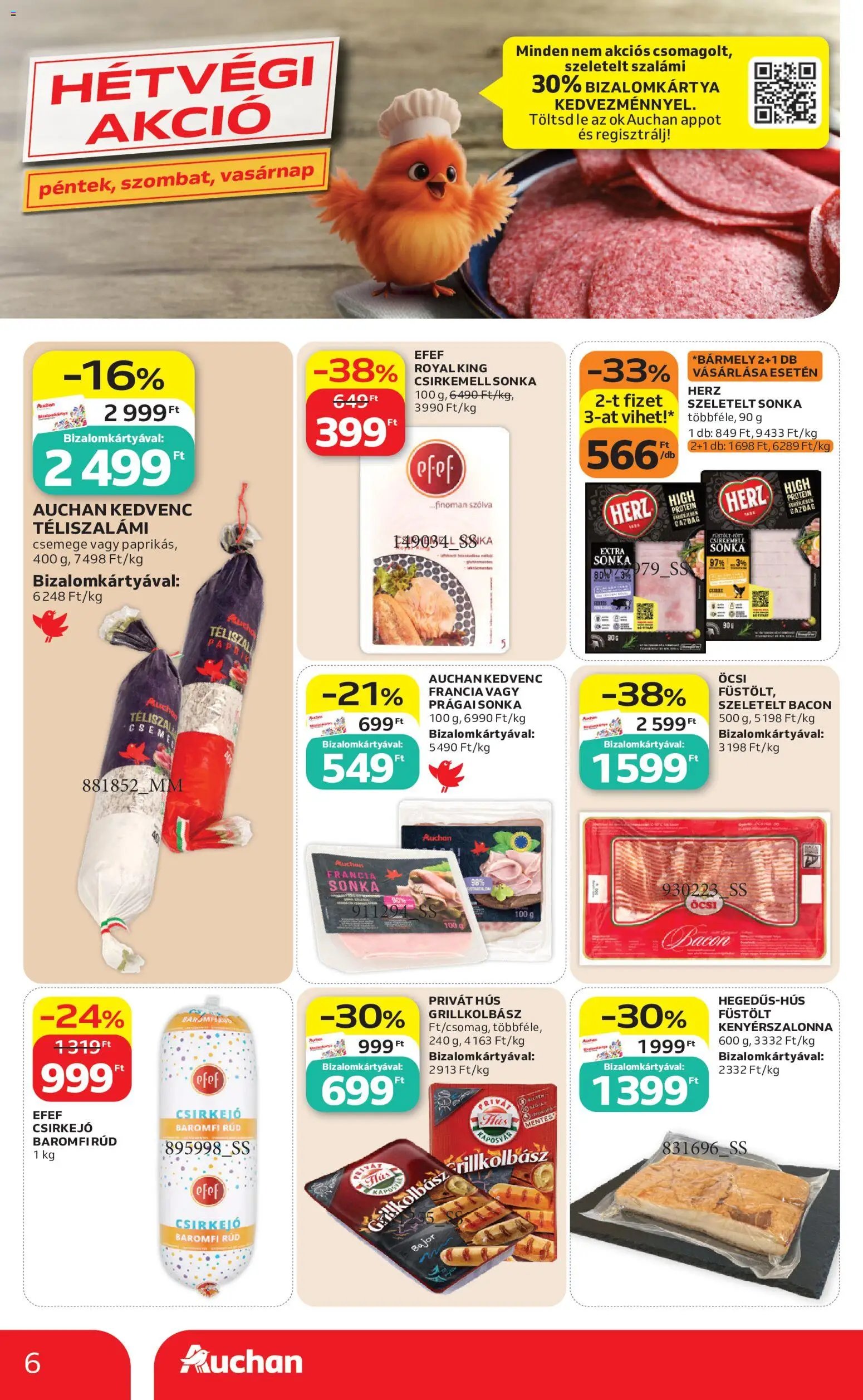Auchan újság 2026.07.16. Auchan Szupermarket akciós újság