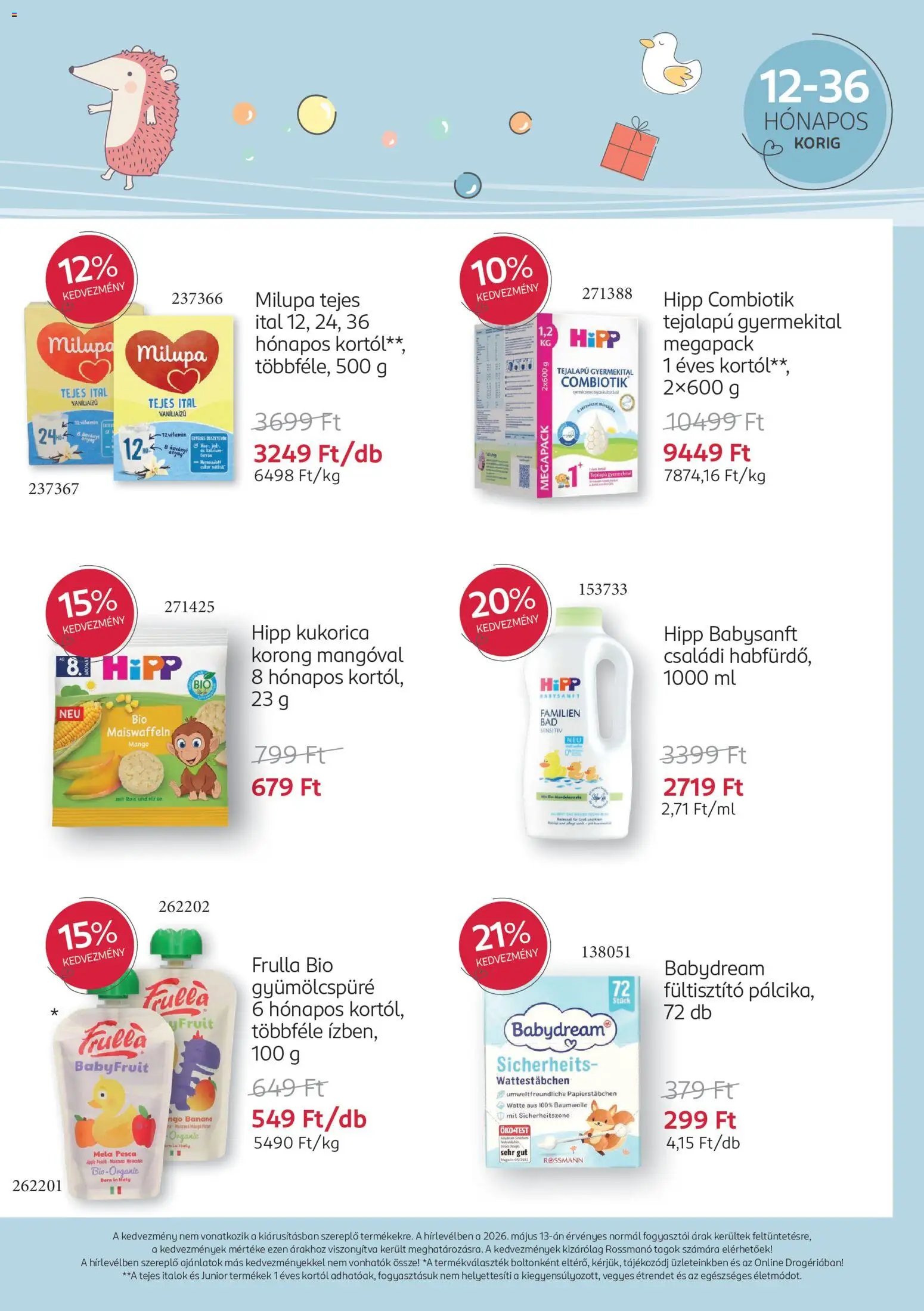 Rossmann újság 2026.05.18. Rossmann Babaprogram (2026-05-18 - 2026-06-14)