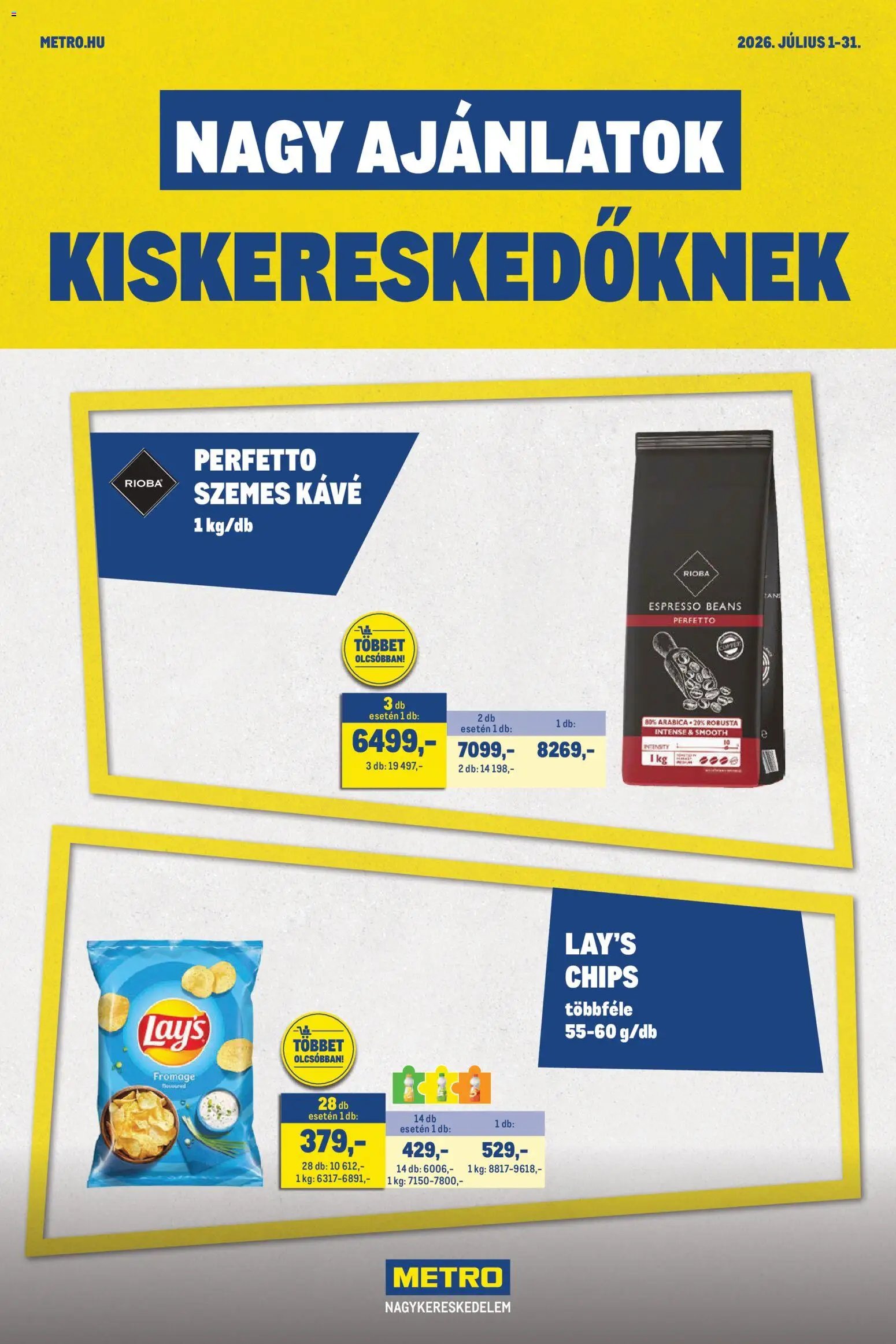 Metro újság 2026.07.01. Metro Nagy Ajánlatok Kiskereskedőknek 2026/07