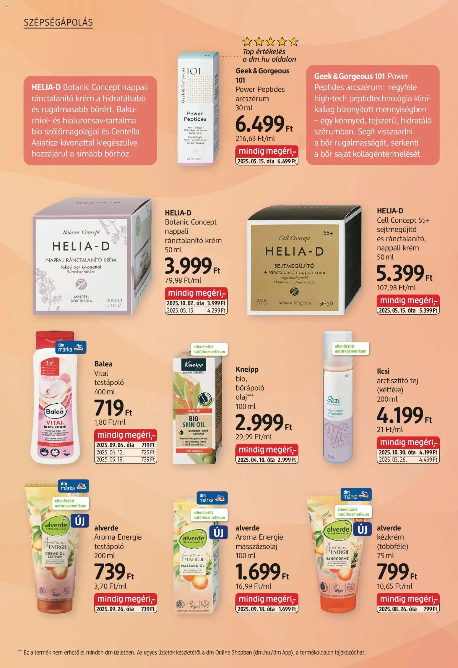 DM Drogerie Markt újság 2025.10.30. Akciós újság DM Drogerie Markt (2025-10-30 - 2025-11-12)