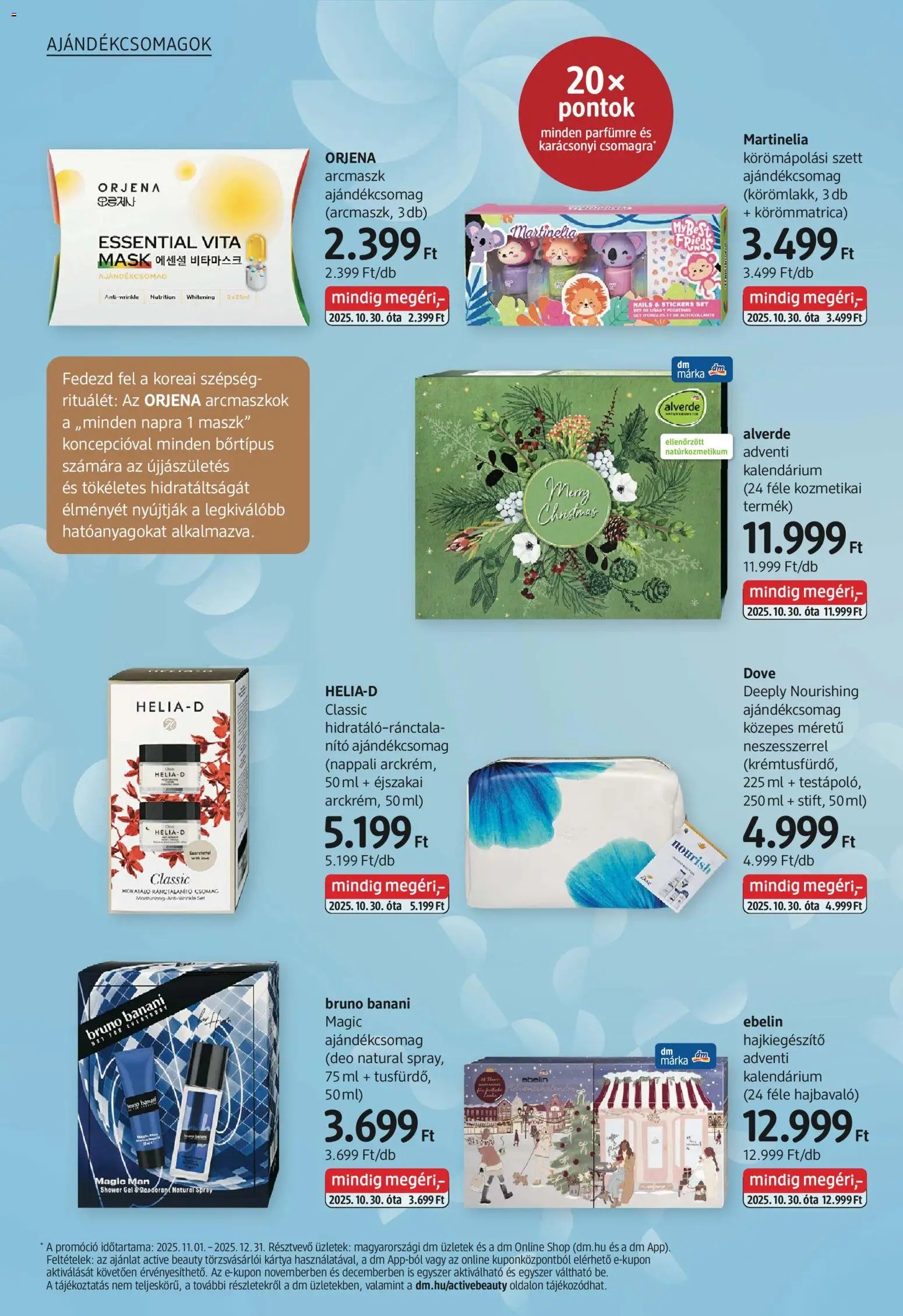 DM Drogerie Markt újság 2025.10.30. Akciós újság DM Drogerie Markt (2025-10-30 - 2025-11-12)