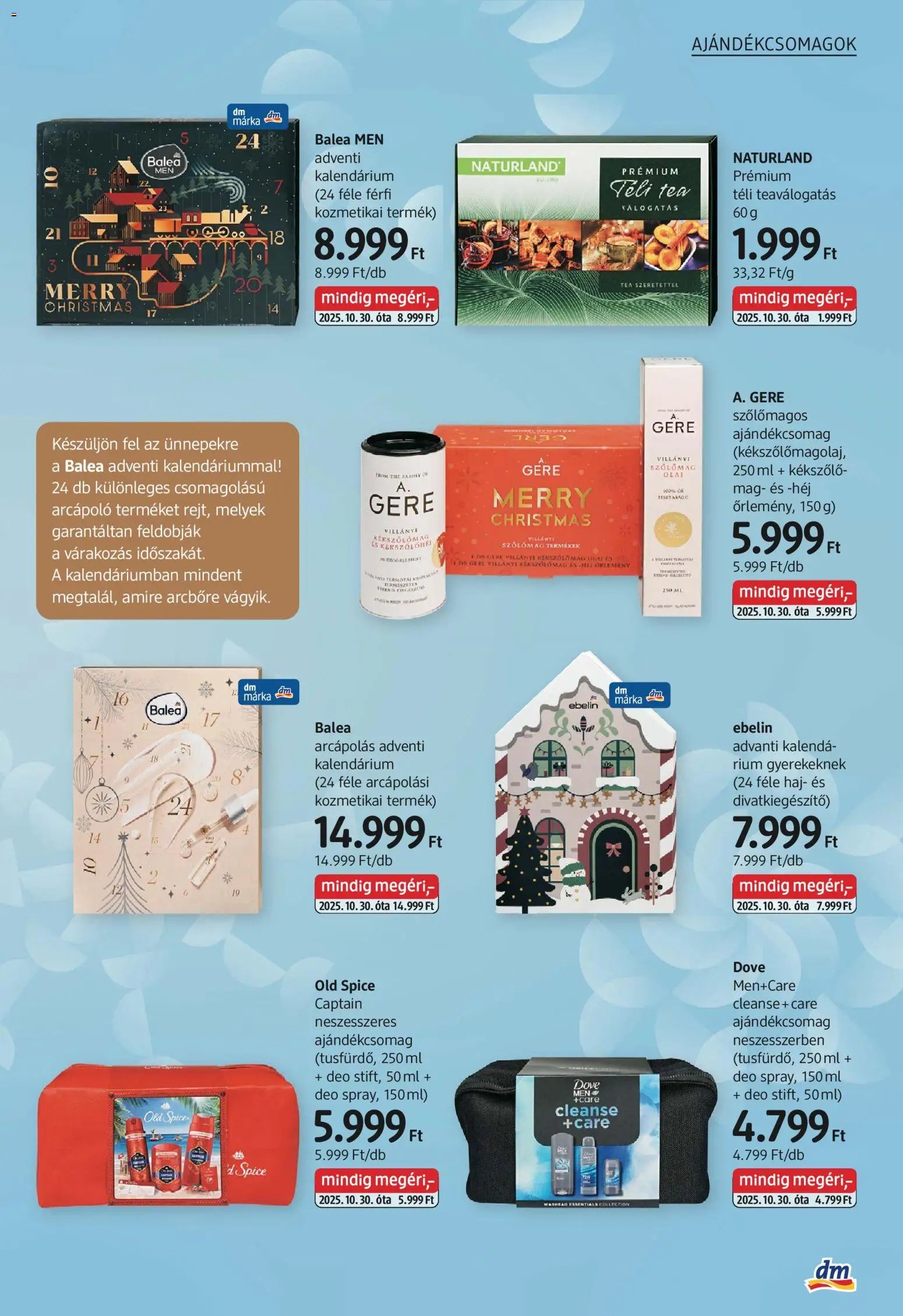 DM Drogerie Markt újság 2025.10.30. Akciós újság DM Drogerie Markt (2025-10-30 - 2025-11-12)