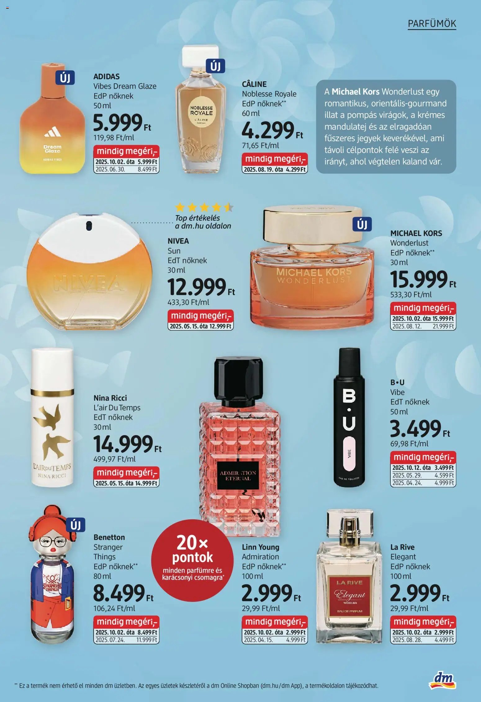 DM Drogerie Markt újság 2025.10.30. Akciós újság DM Drogerie Markt (2025-10-30 - 2025-11-12)