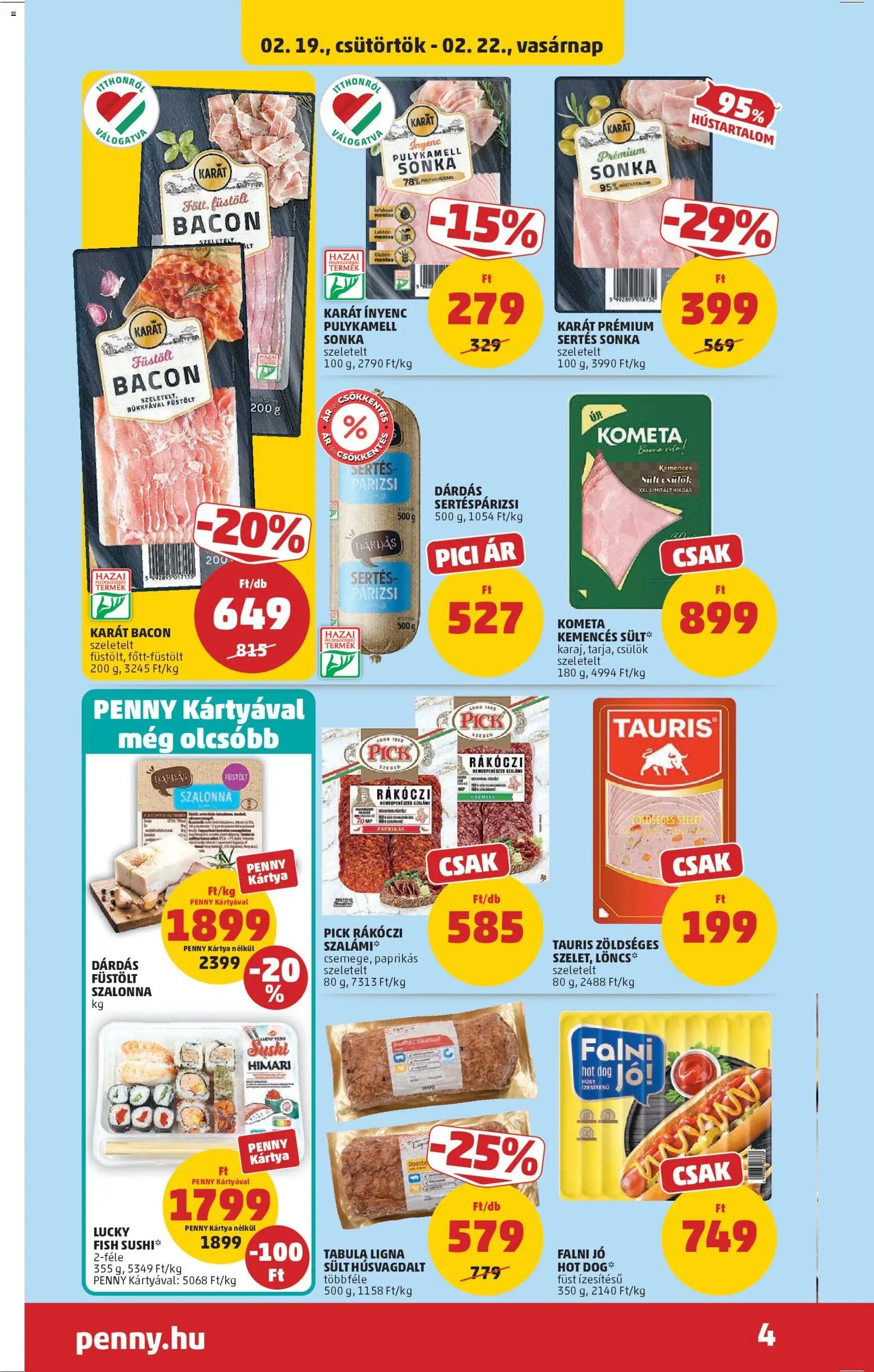 PENNY újság 2026.02.19. Akciós újság PENNY (2026-02-19 - 2026-02-25)
