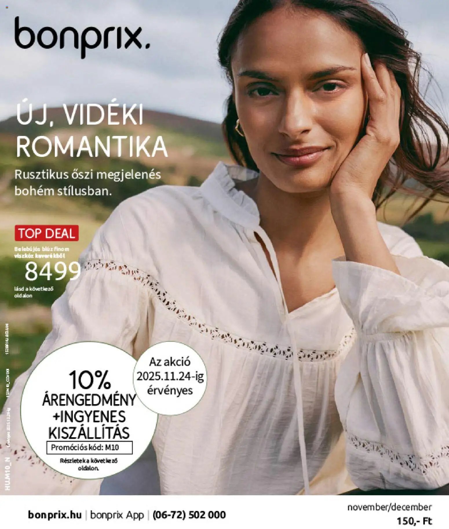 Bonprix újság 2025.11.24. Bonprix katalógus - Új, Vidéki Romantika (2025-11-24 - 2025-12-29)