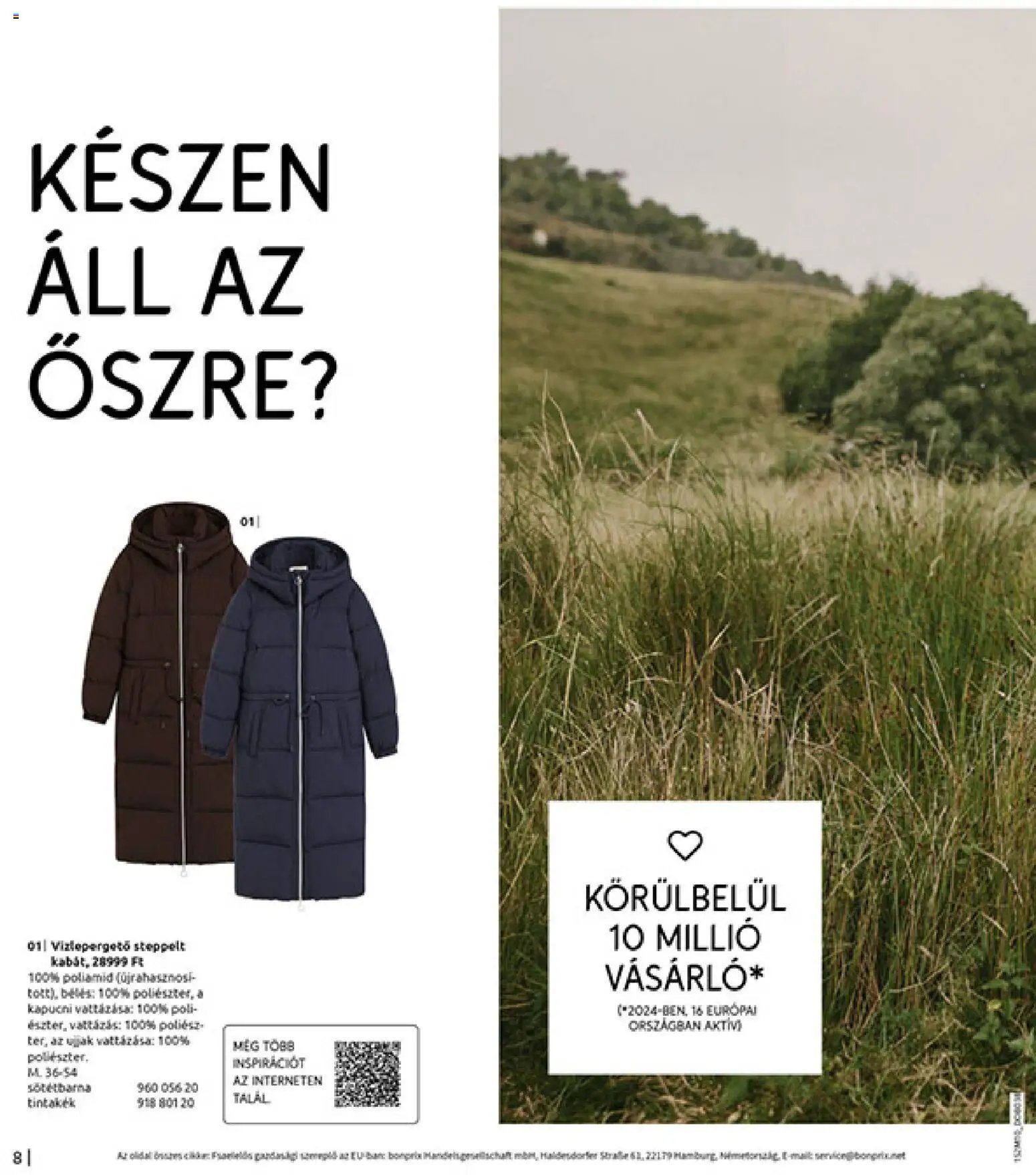 Bonprix újság 2025.11.24. Bonprix katalógus - Új, Vidéki Romantika (2025-11-24 - 2025-12-29)