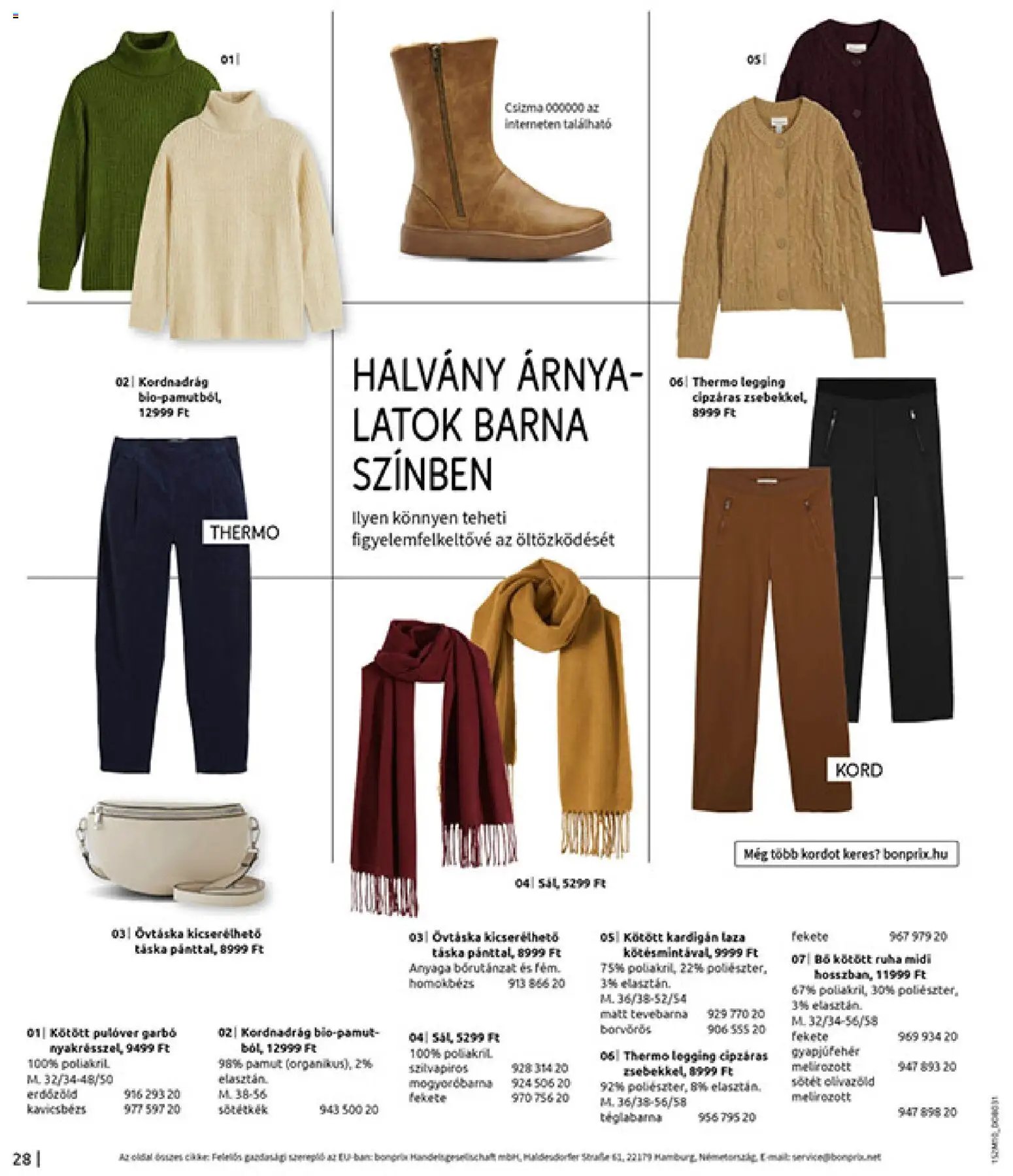 Bonprix újság 2025.11.24. Bonprix katalógus - Új, Vidéki Romantika (2025-11-24 - 2025-12-29)