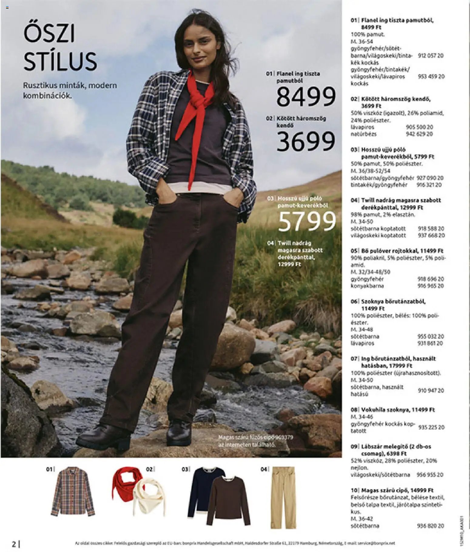 Bonprix újság 2025.11.24. Bonprix katalógus - Új, Vidéki Romantika (2025-11-24 - 2025-12-29)