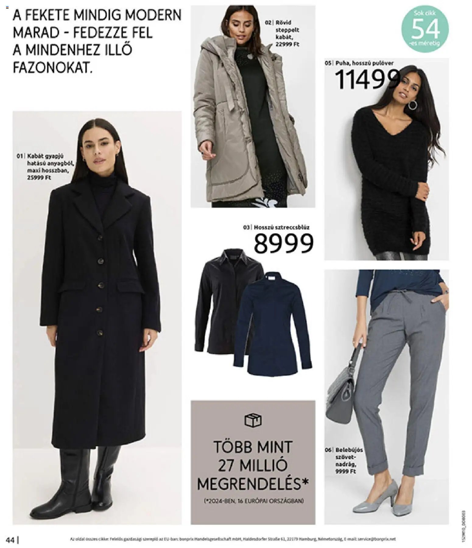 Bonprix újság 2025.11.24. Bonprix katalógus - Új, Vidéki Romantika (2025-11-24 - 2025-12-29)