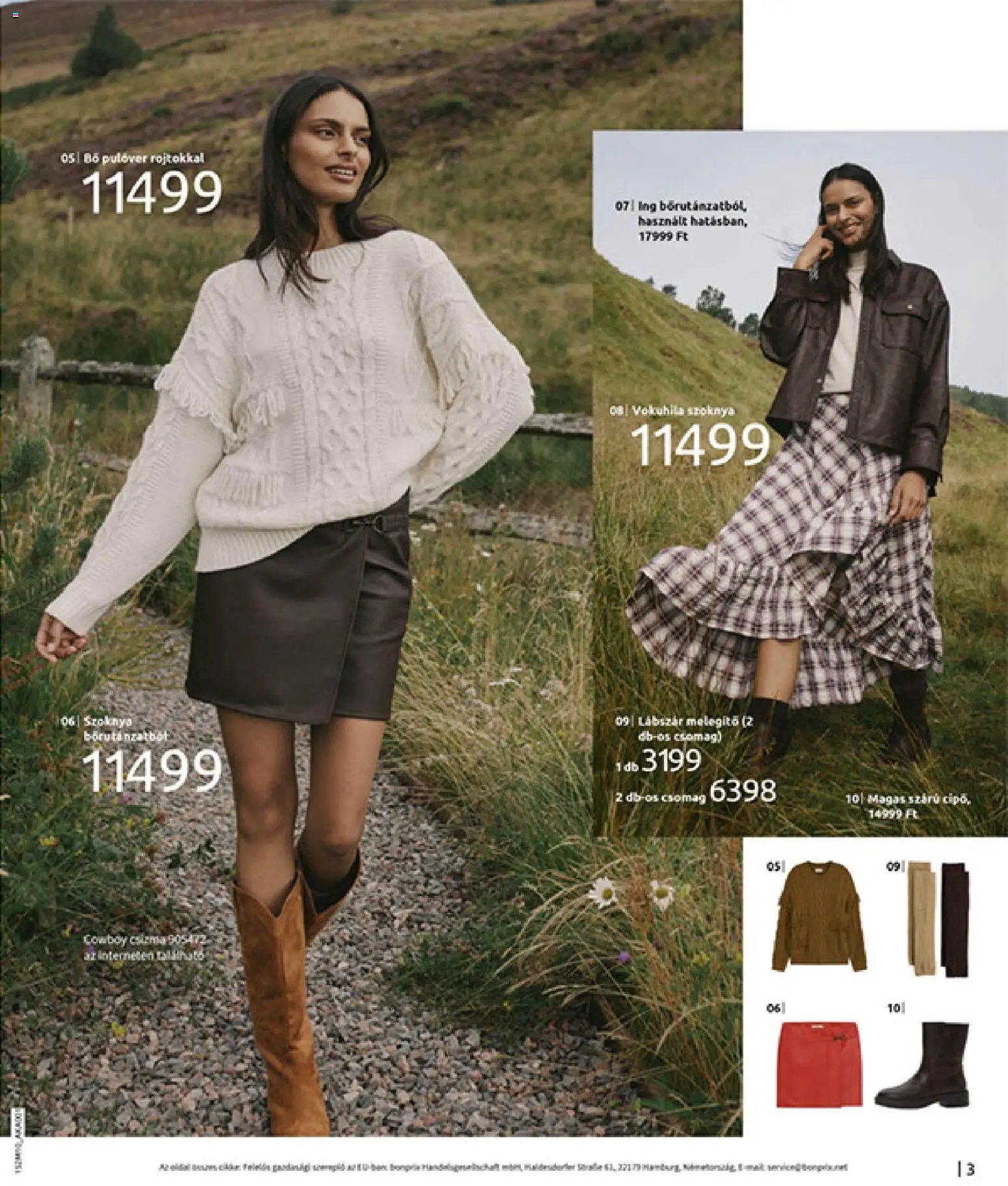 Bonprix újság 2025.11.24. Bonprix katalógus - Új, Vidéki Romantika (2025-11-24 - 2025-12-29)