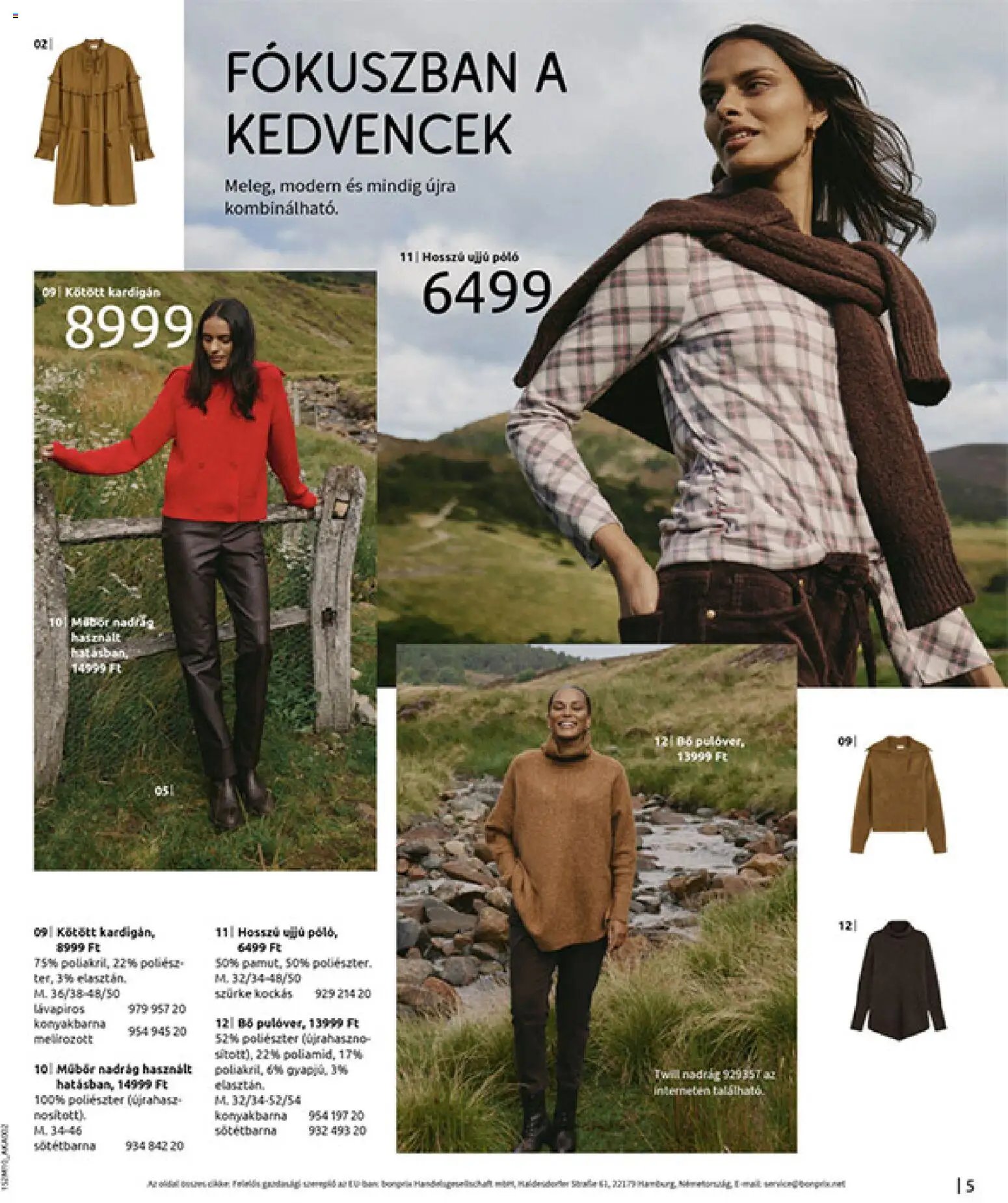 Bonprix újság 2025.11.24. Bonprix katalógus - Új, Vidéki Romantika (2025-11-24 - 2025-12-29)