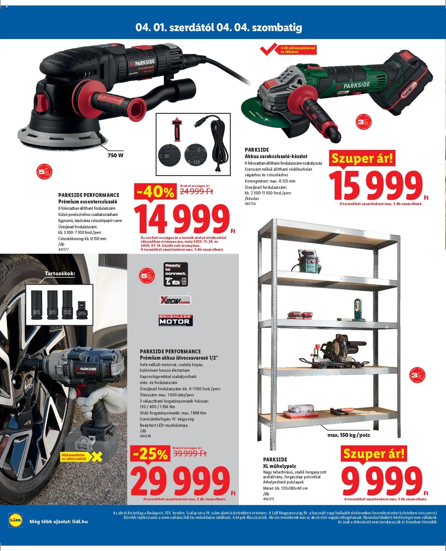 Lidl újság 2026.04.01. Lidl Budapest (2026-04-01 - 2026-04-04)