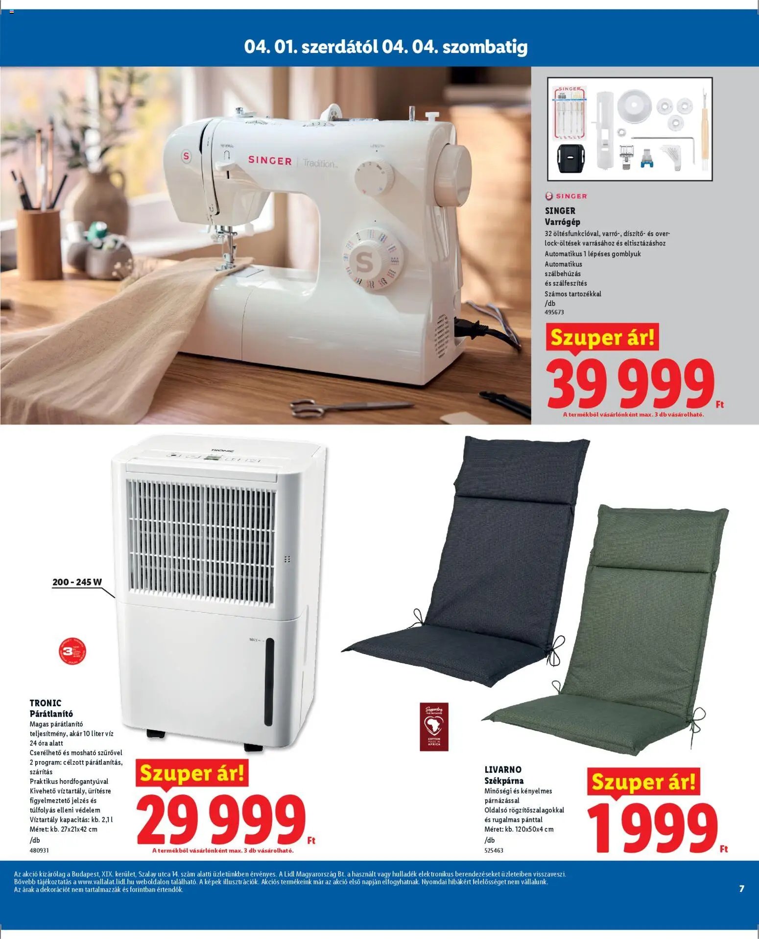 Lidl újság 2026.04.01. Lidl Budapest (2026-04-01 - 2026-04-04)