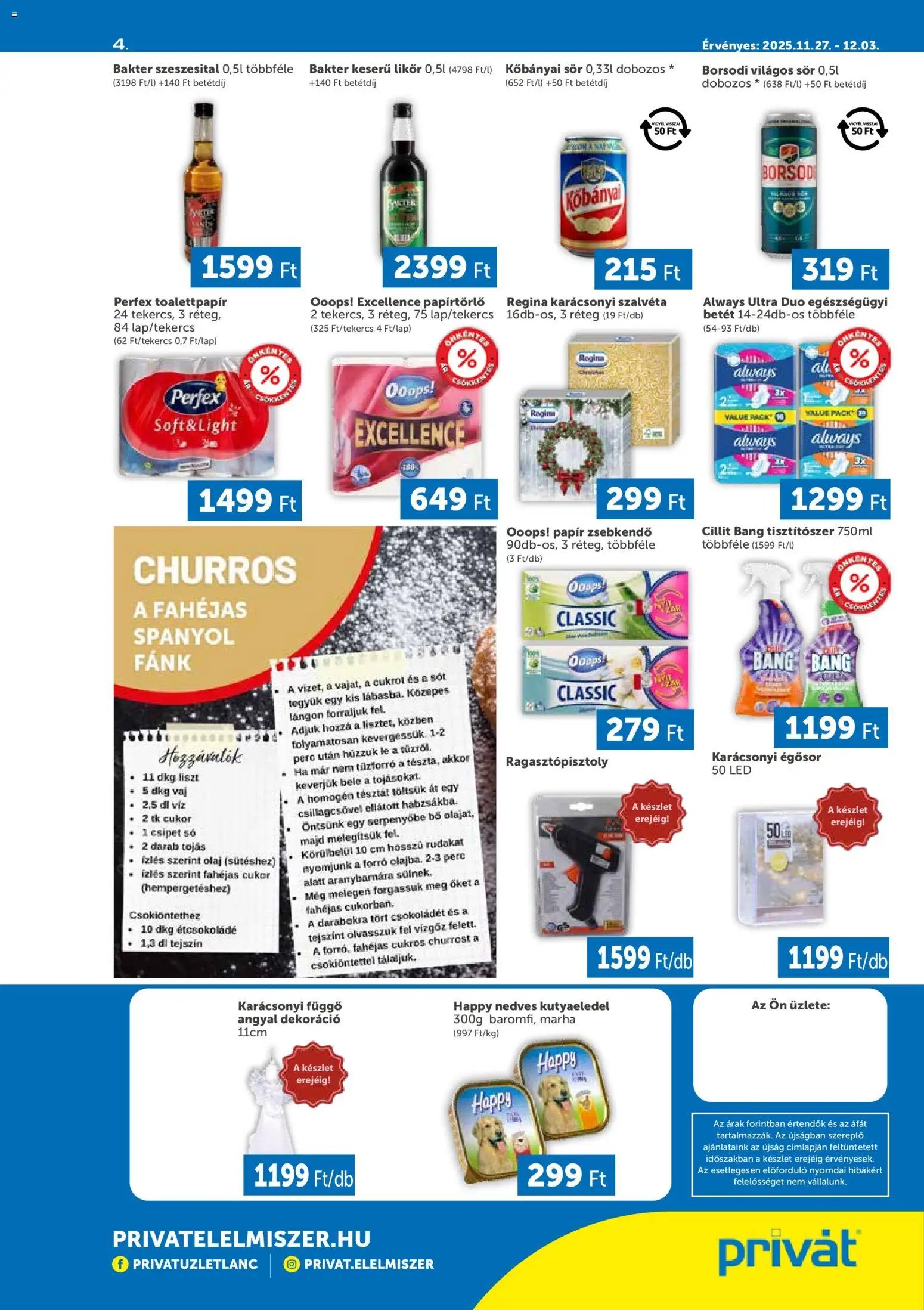 PRIVÁT újság 2025.11.27. Déli vármegyék (2025-11-27 - 2025-12-03)