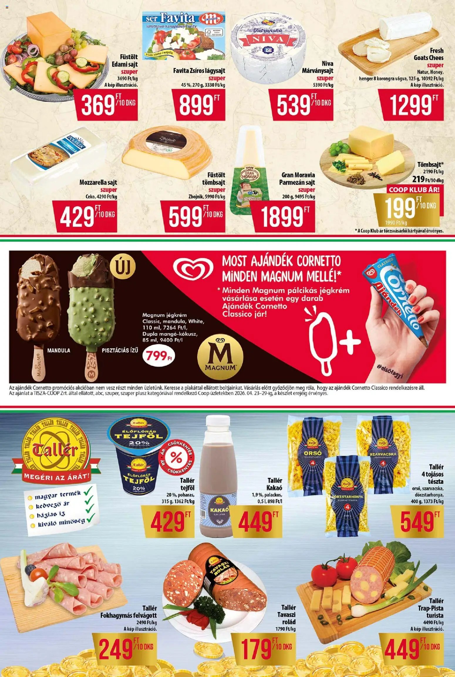 COOP újság 2026.04.23. COOP - Abc & Szuper / Tisza (2026-04-23 - 2026-04-29)