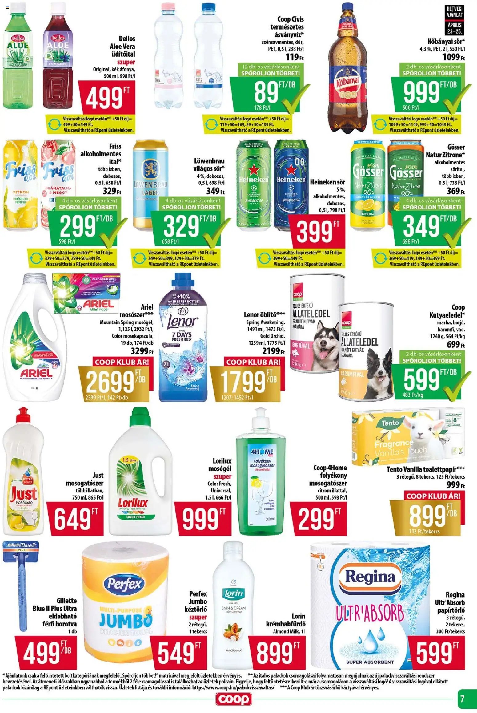 COOP újság 2026.04.23. COOP - Abc & Szuper / Tisza (2026-04-23 - 2026-04-29)