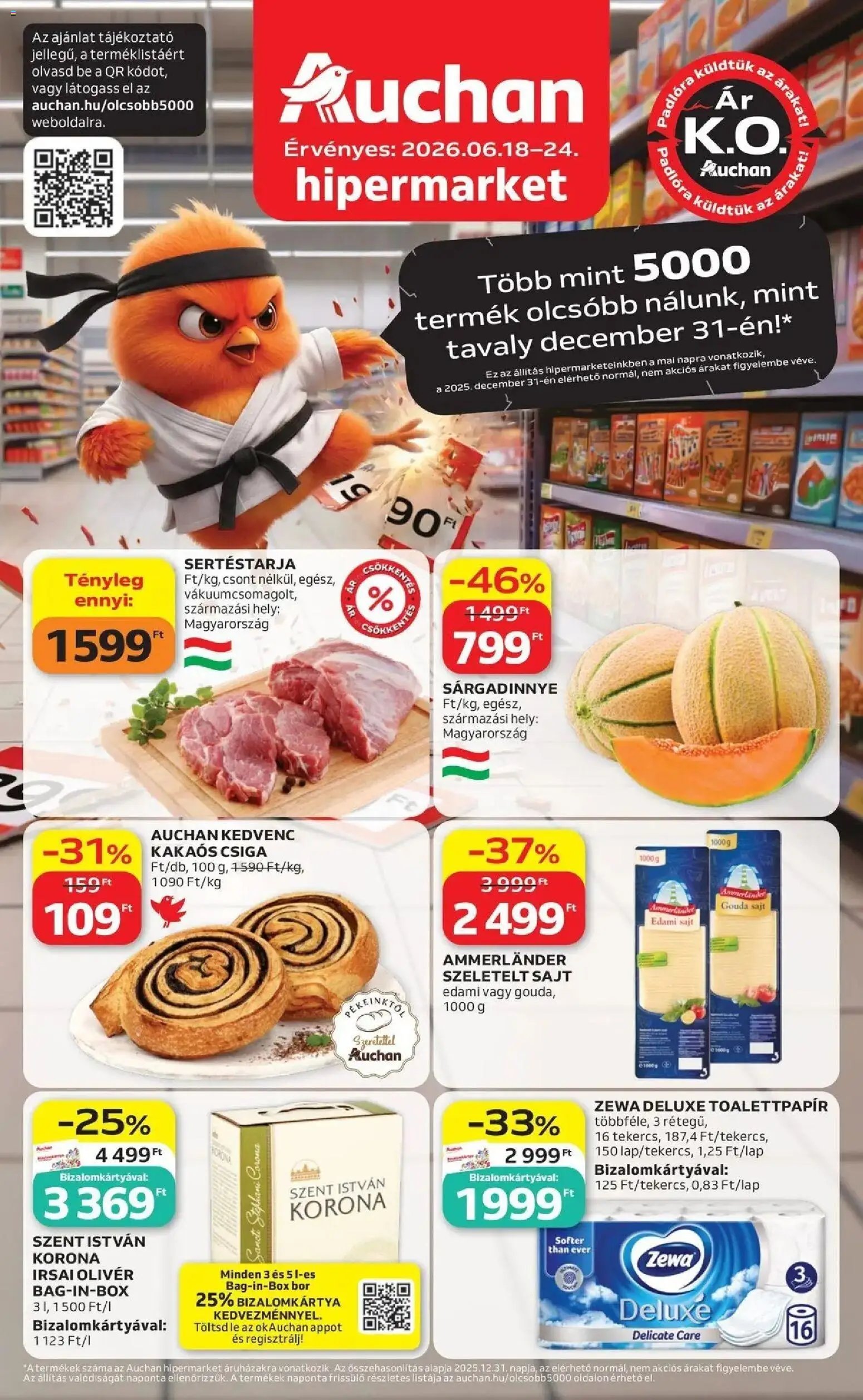 Auchan újság 2026.06.18. Auchan akciós újság Budapest