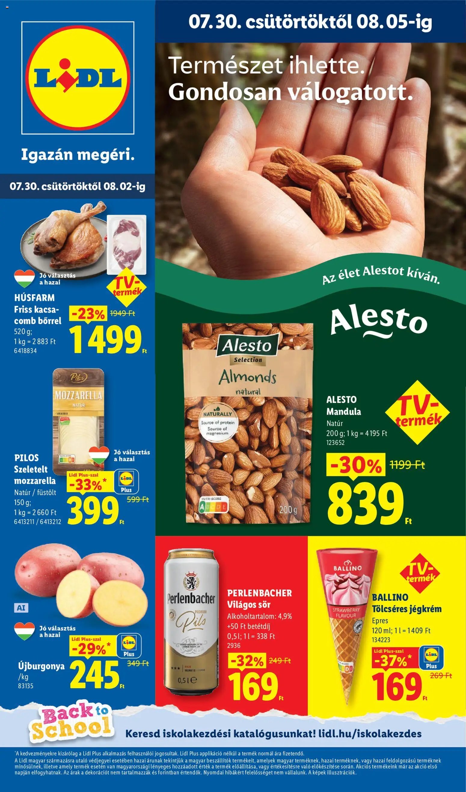 Lidl újság 2026.07.30. Lidl akciós újság