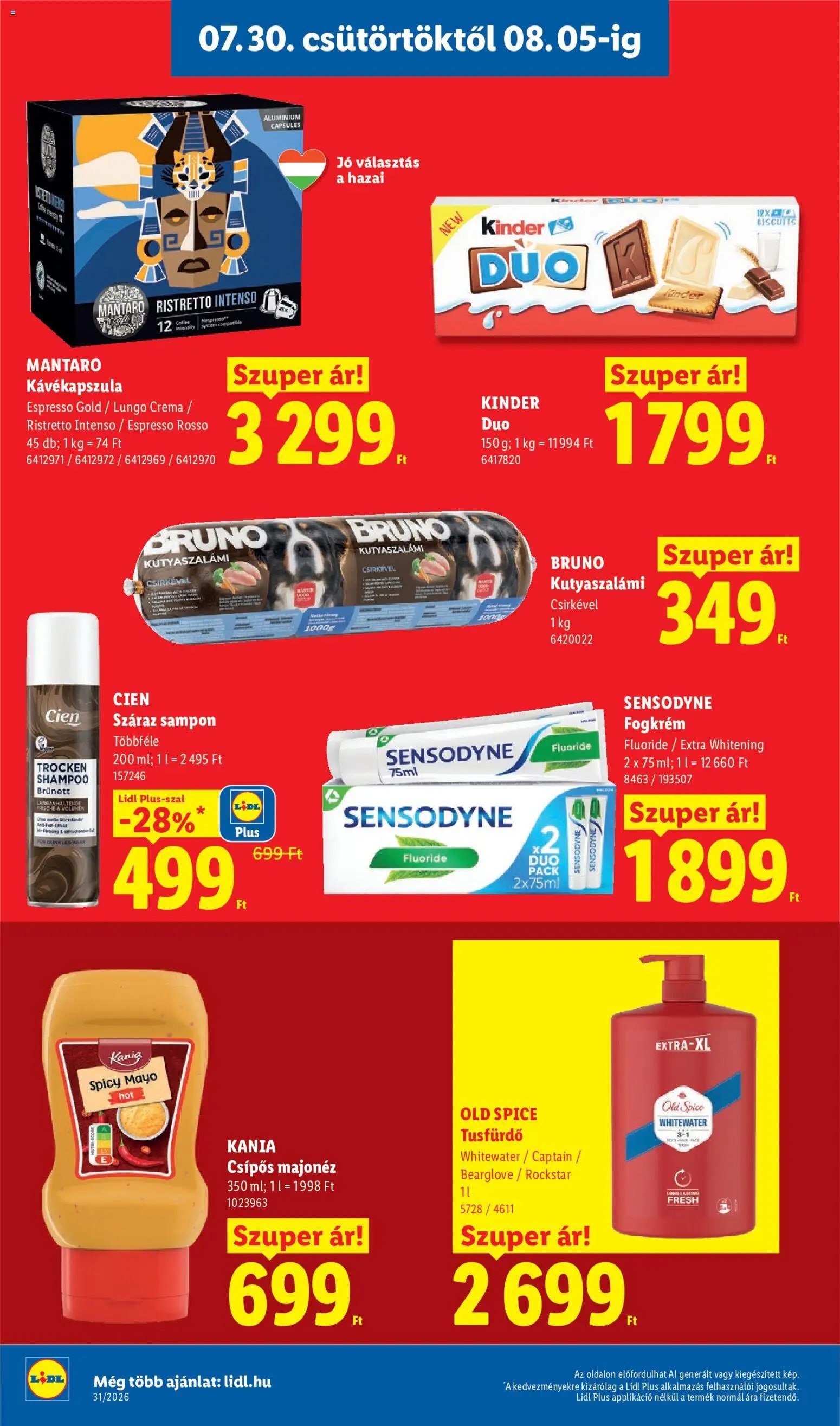 Lidl újság 2026.07.30. Lidl akciós újság