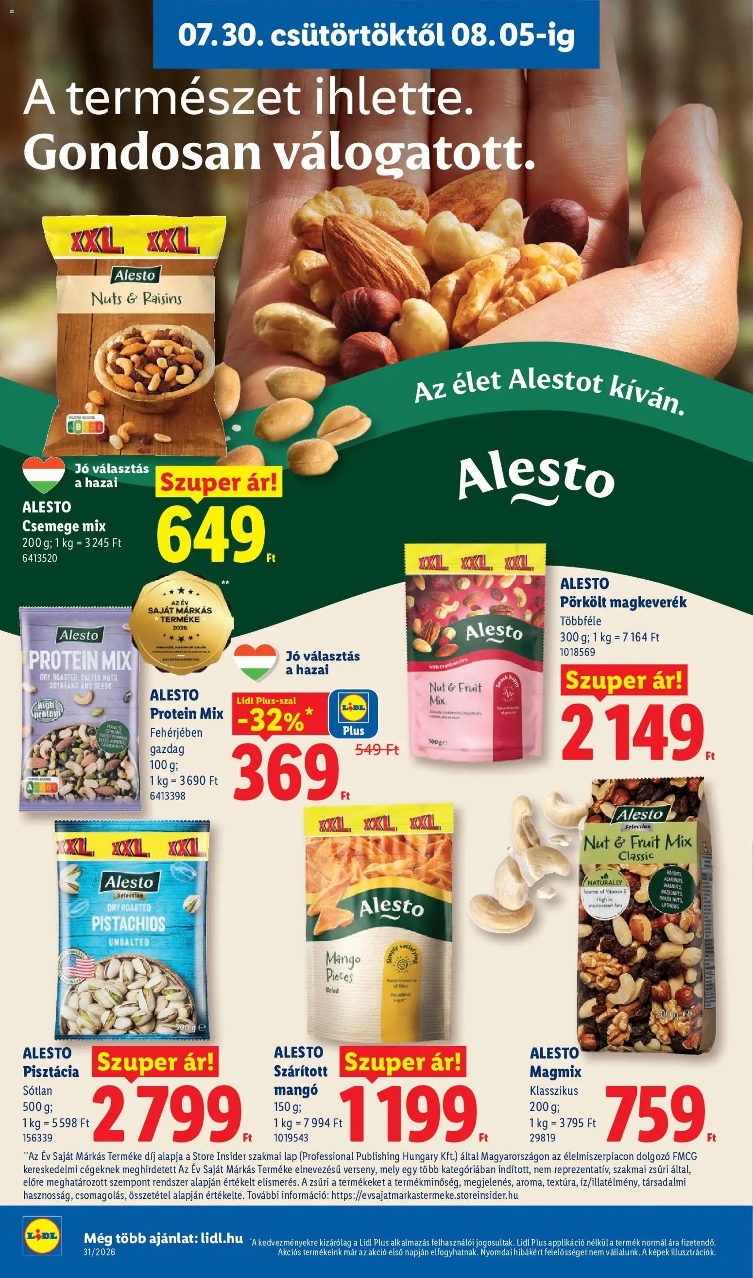 Lidl újság 2026.07.30. Lidl akciós újság