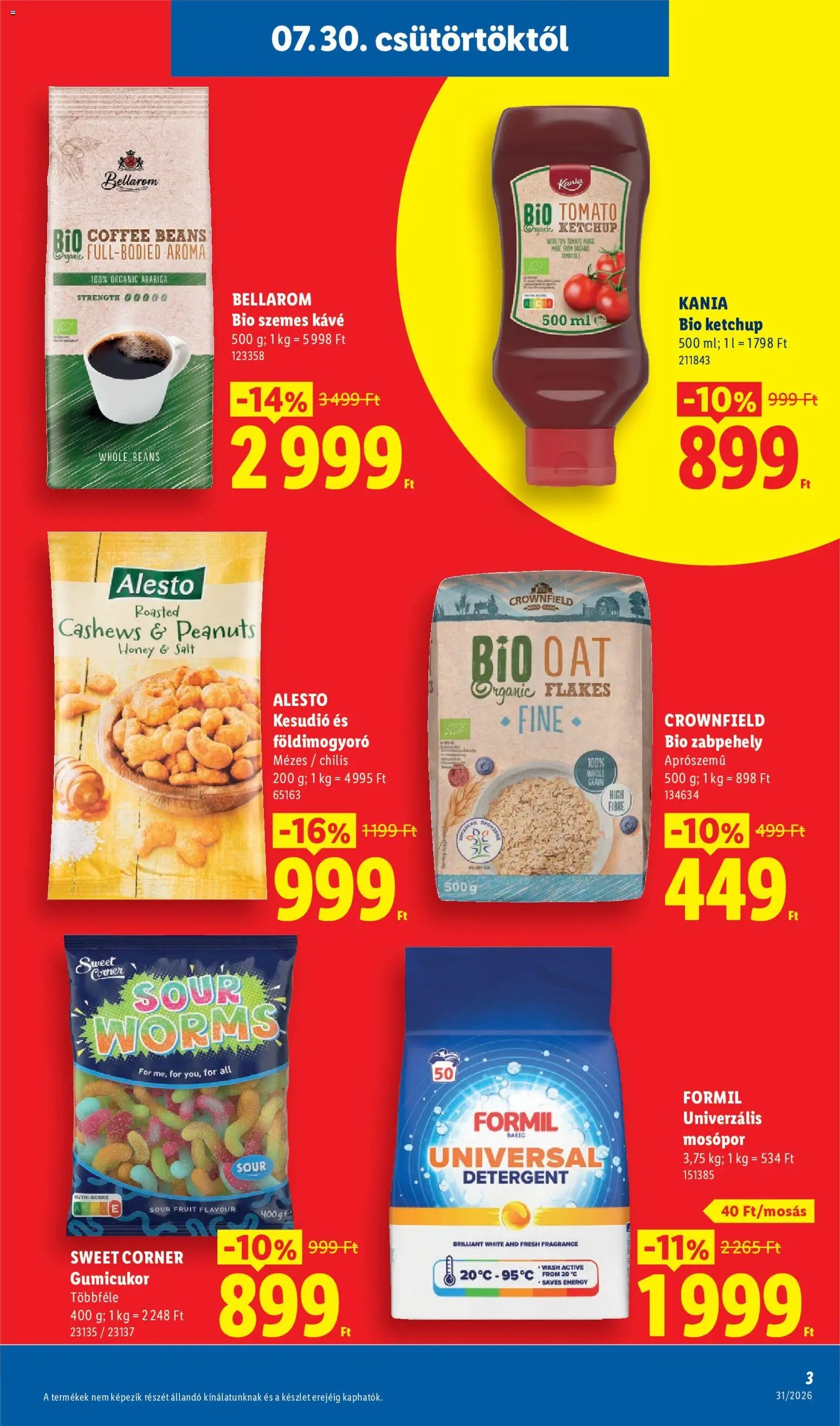 Lidl újság 2026.07.30. Lidl akciós újság