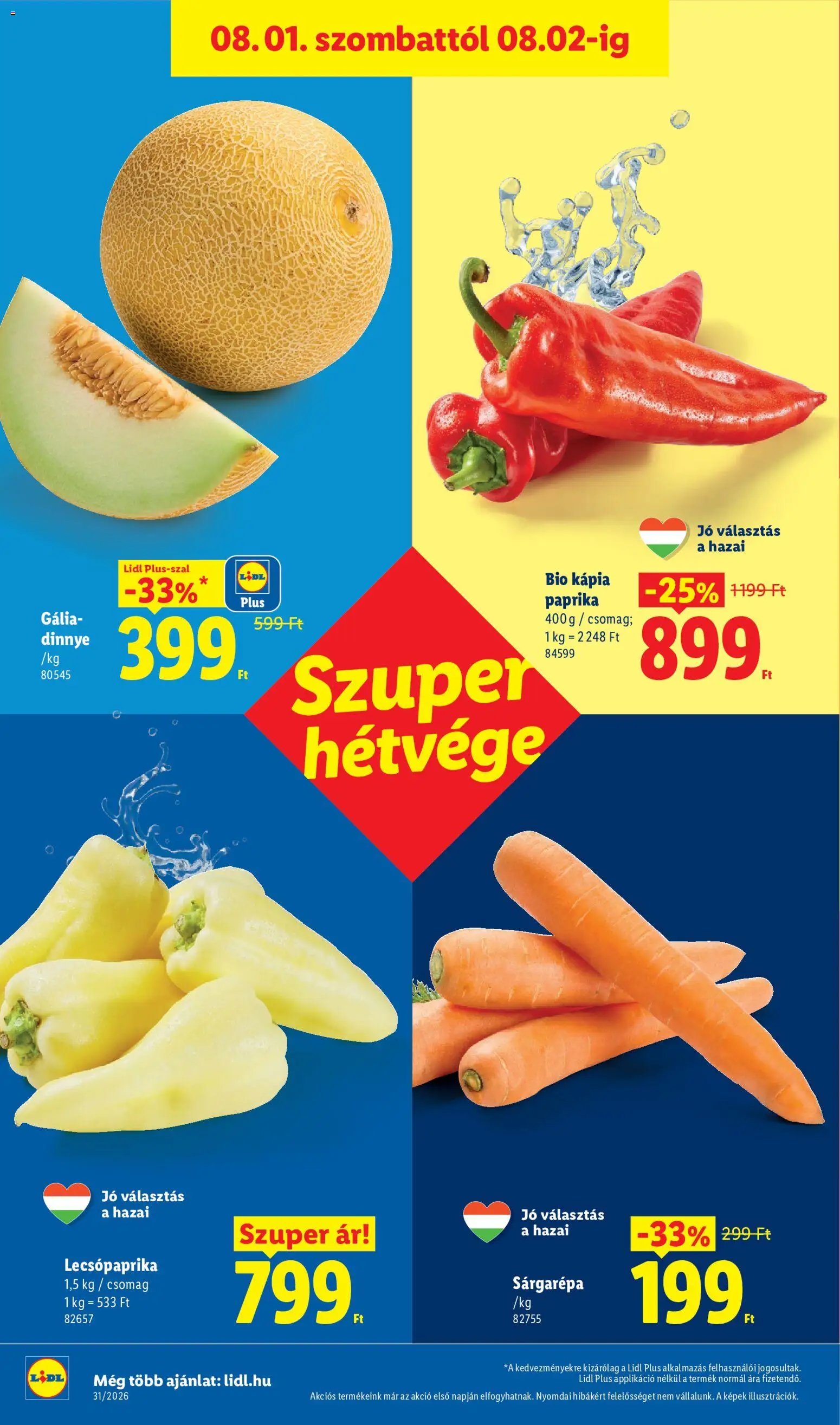 Lidl újság 2026.07.30. Lidl akciós újság