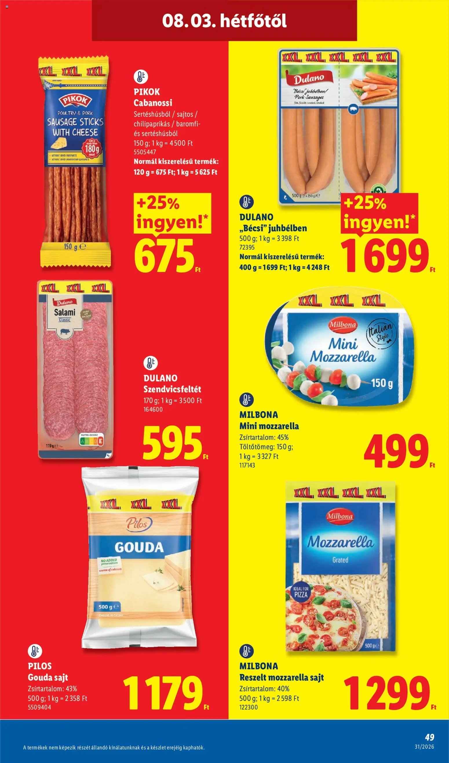 Lidl újság 2026.07.30. Lidl akciós újság