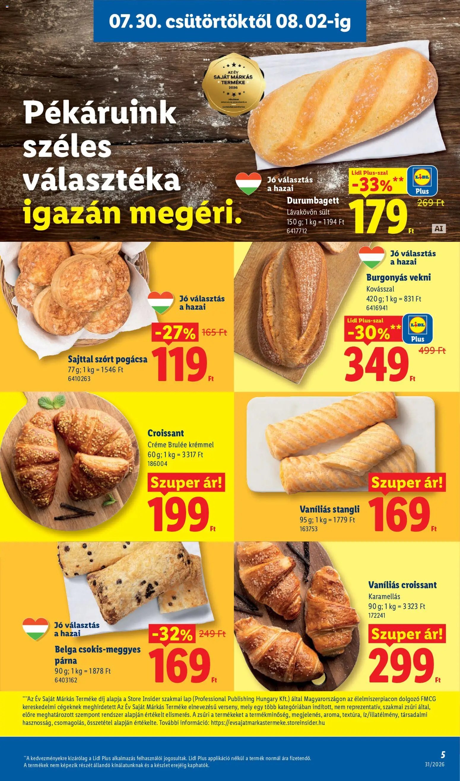 Lidl újság 2026.07.30. Lidl akciós újság