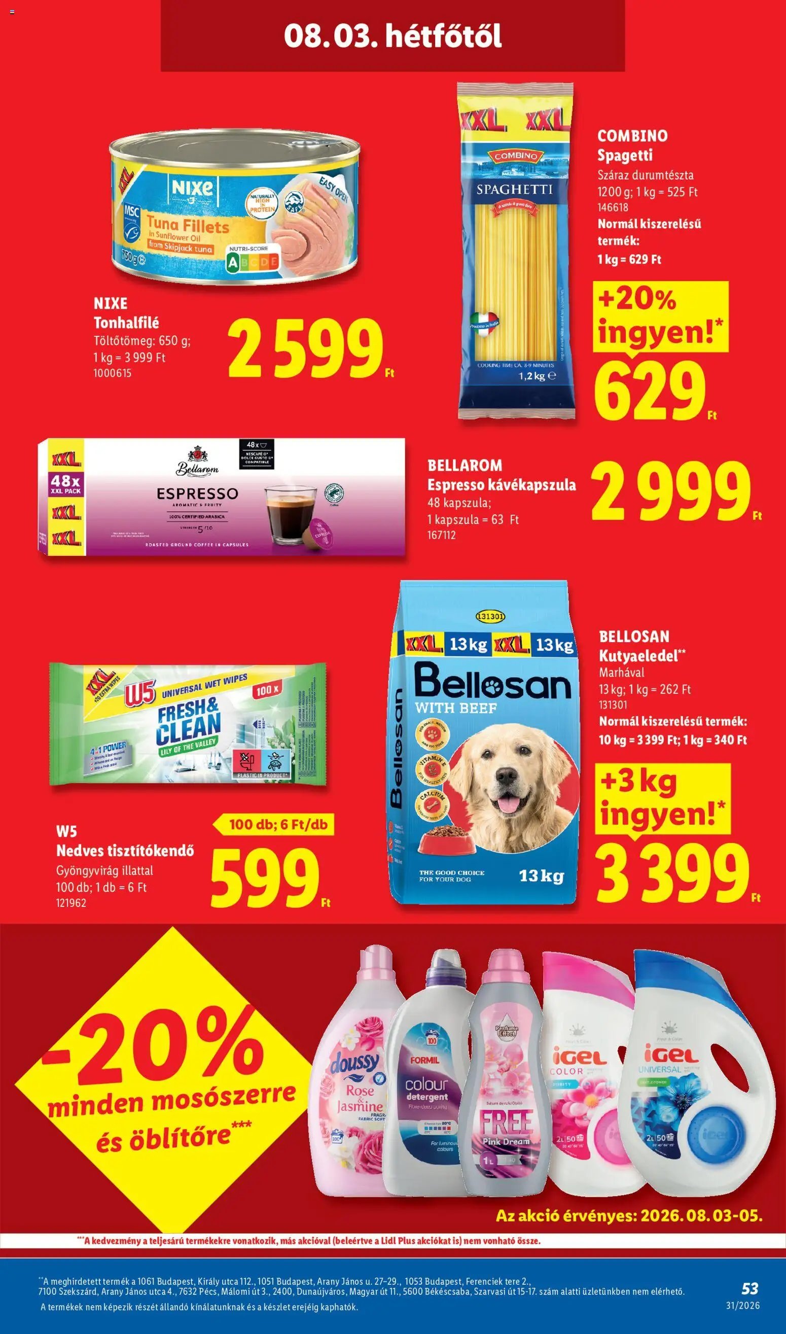 Lidl újság 2026.07.30. Lidl akciós újság
