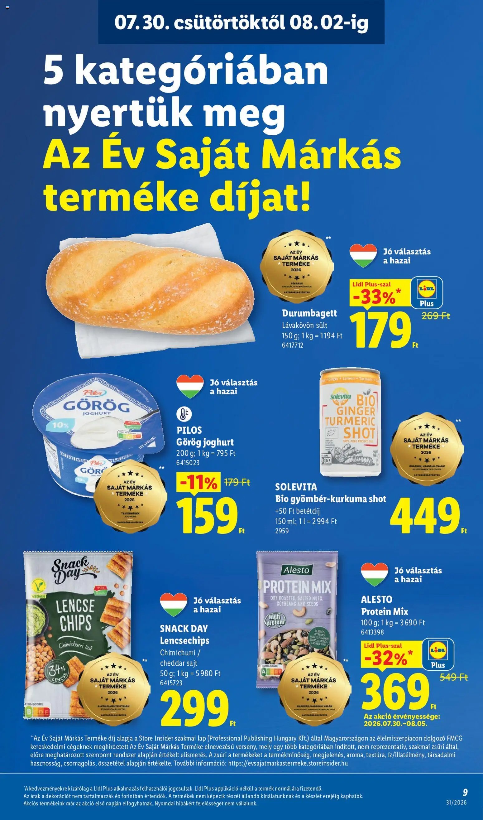Lidl újság 2026.07.30. Lidl akciós újság