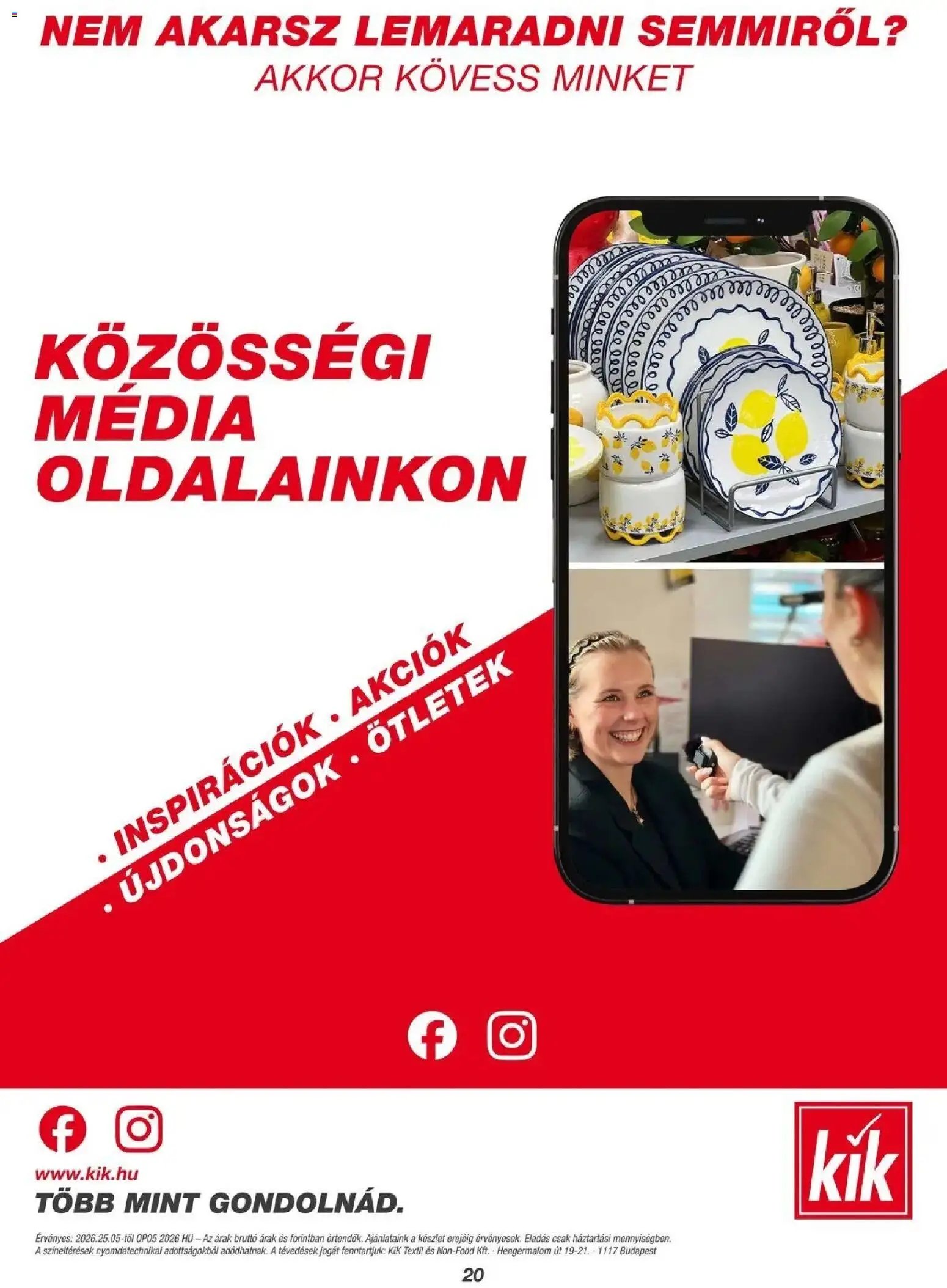 Kik újság 2026.05.25. Kik akciós újság Budapest (2026-05-25 - 2026-05-31)