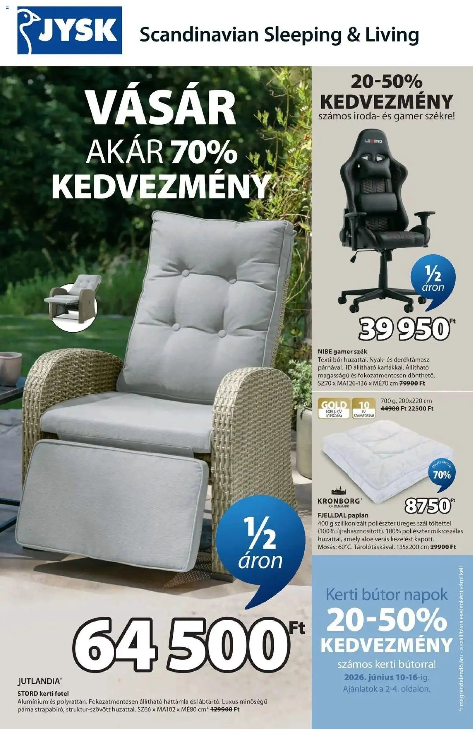 JYSK újság 2026.06.10. JYSK aktuális akciós újság
