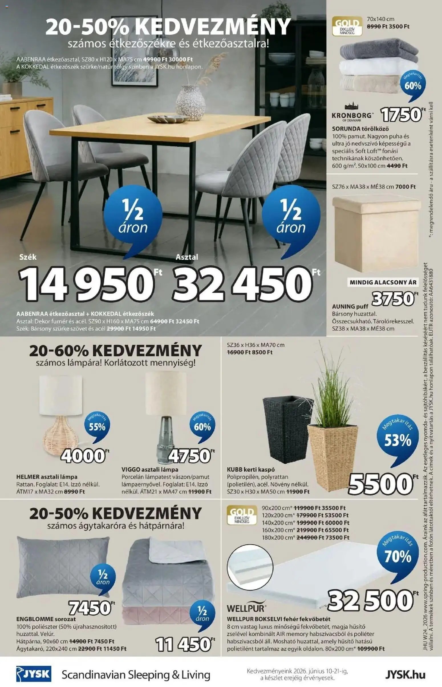 JYSK újság 2026.06.10. JYSK aktuális akciós újság