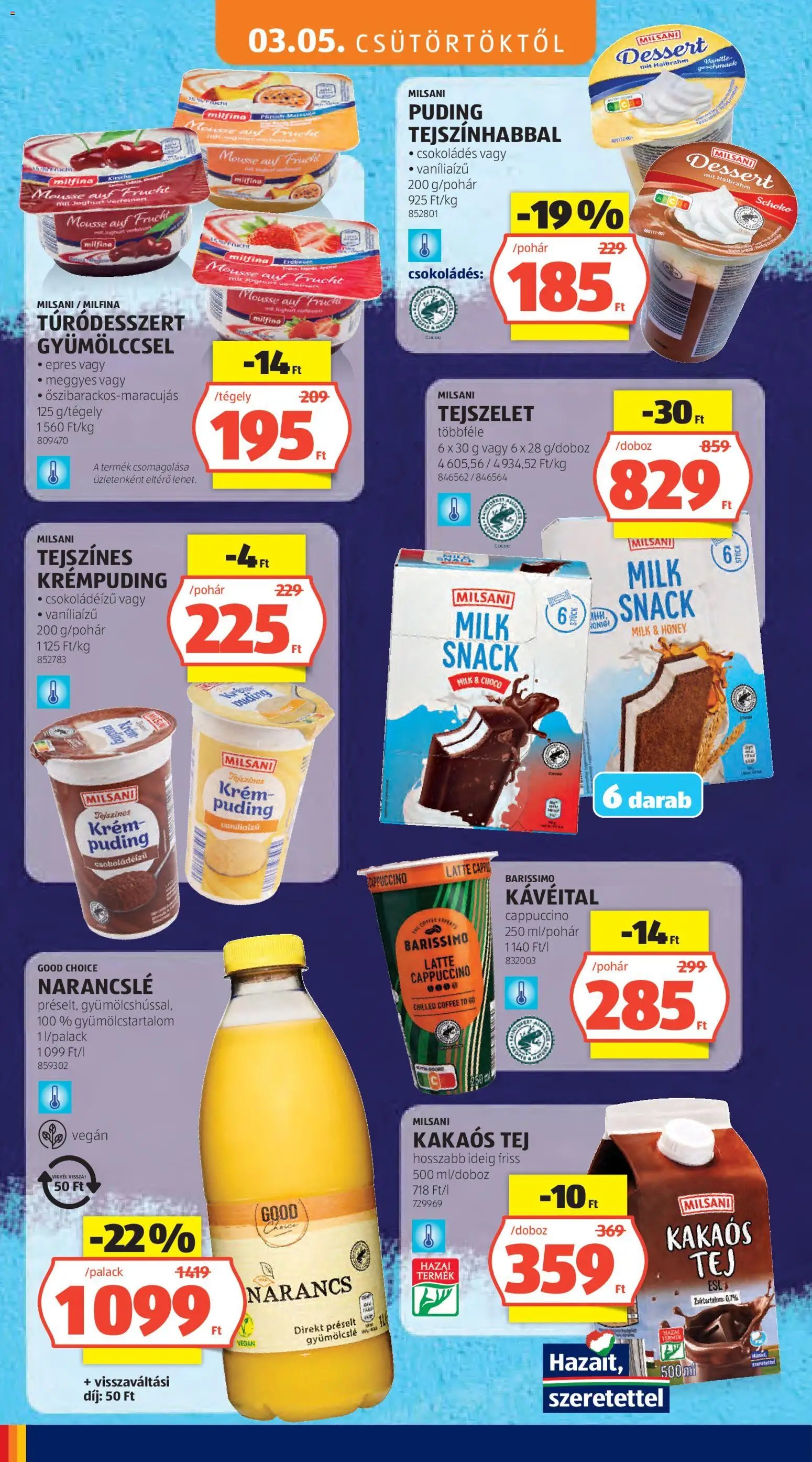 Aldi újság 2026.03.05. Aldi Tartós árcsökkentés flyer (2026-03-05 - 2026-03-11)