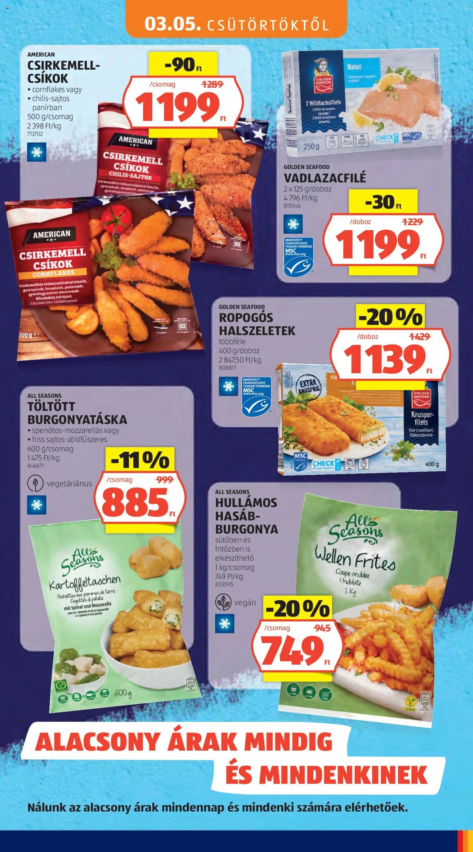 Aldi újság 2026.03.05. Aldi Tartós árcsökkentés flyer (2026-03-05 - 2026-03-11)