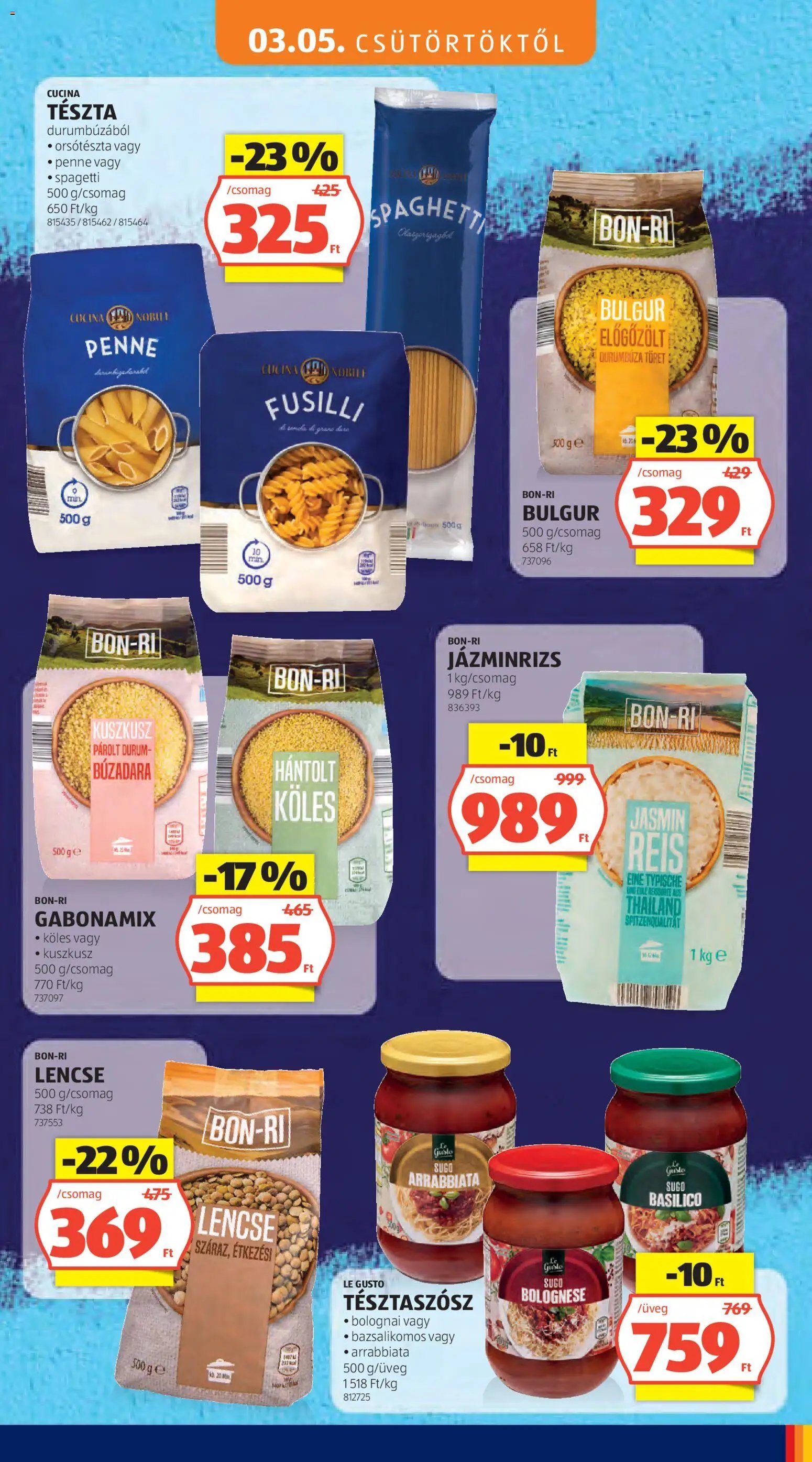 Aldi újság 2026.03.05. Aldi Tartós árcsökkentés flyer (2026-03-05 - 2026-03-11)